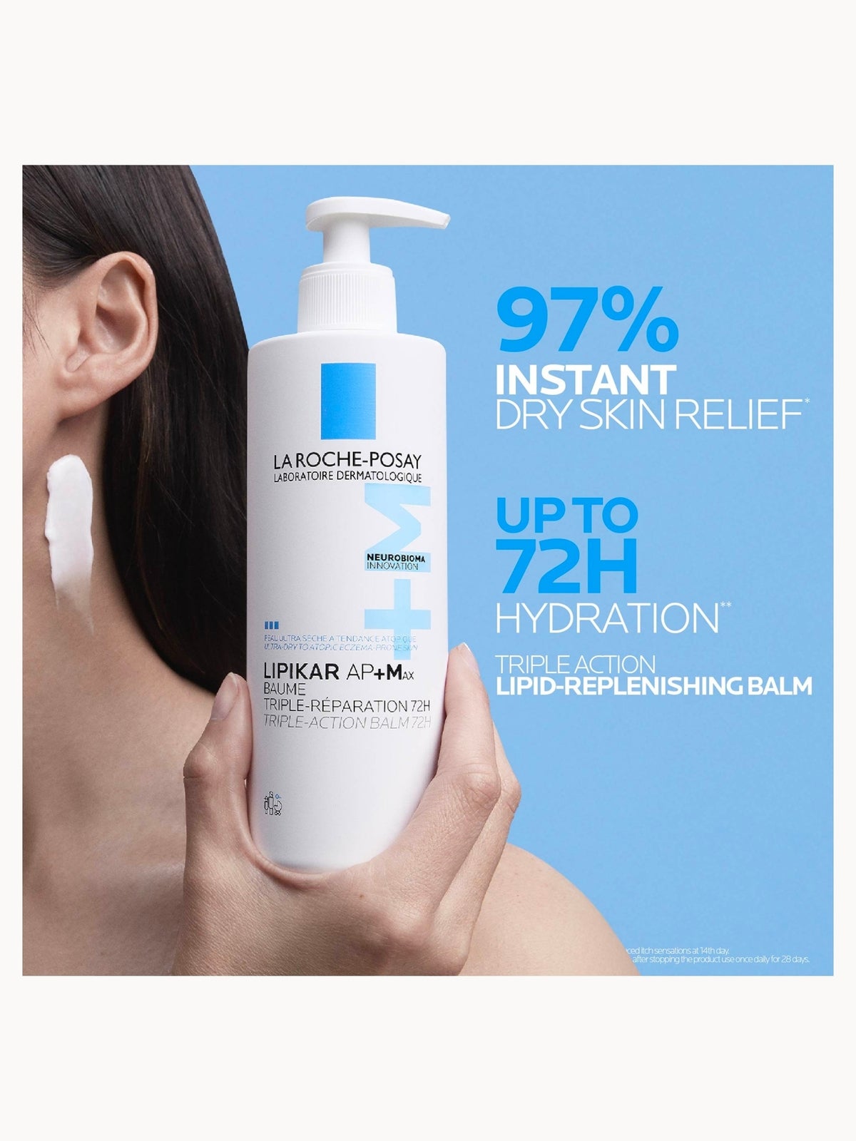 La Roche-Posay LIPIKAR AP+Max Triple-Action Balm for Ultra-Dry to Atopic Eczema-Prone Skin 400ml 2