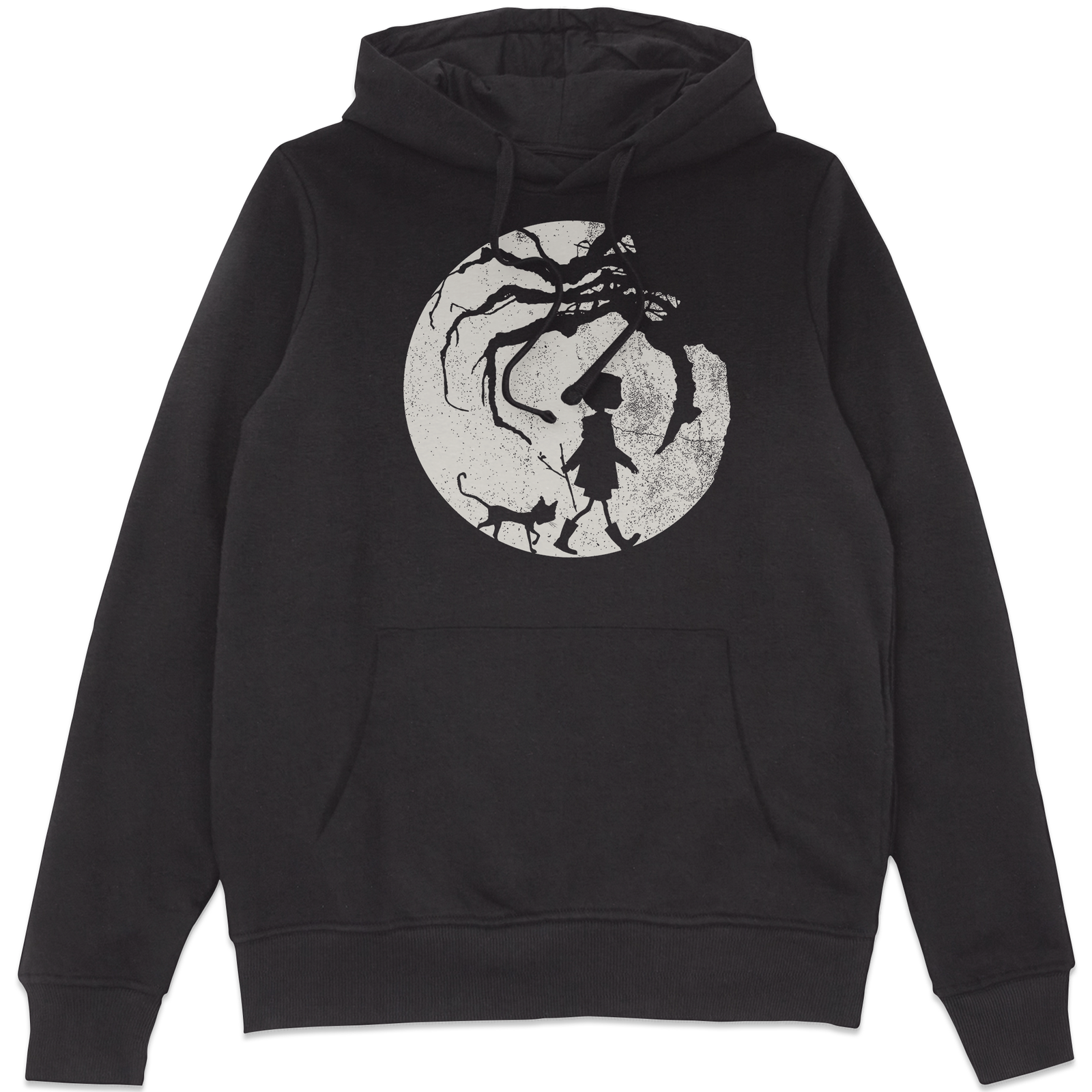Coraline Silouette Hoodie - Black - M