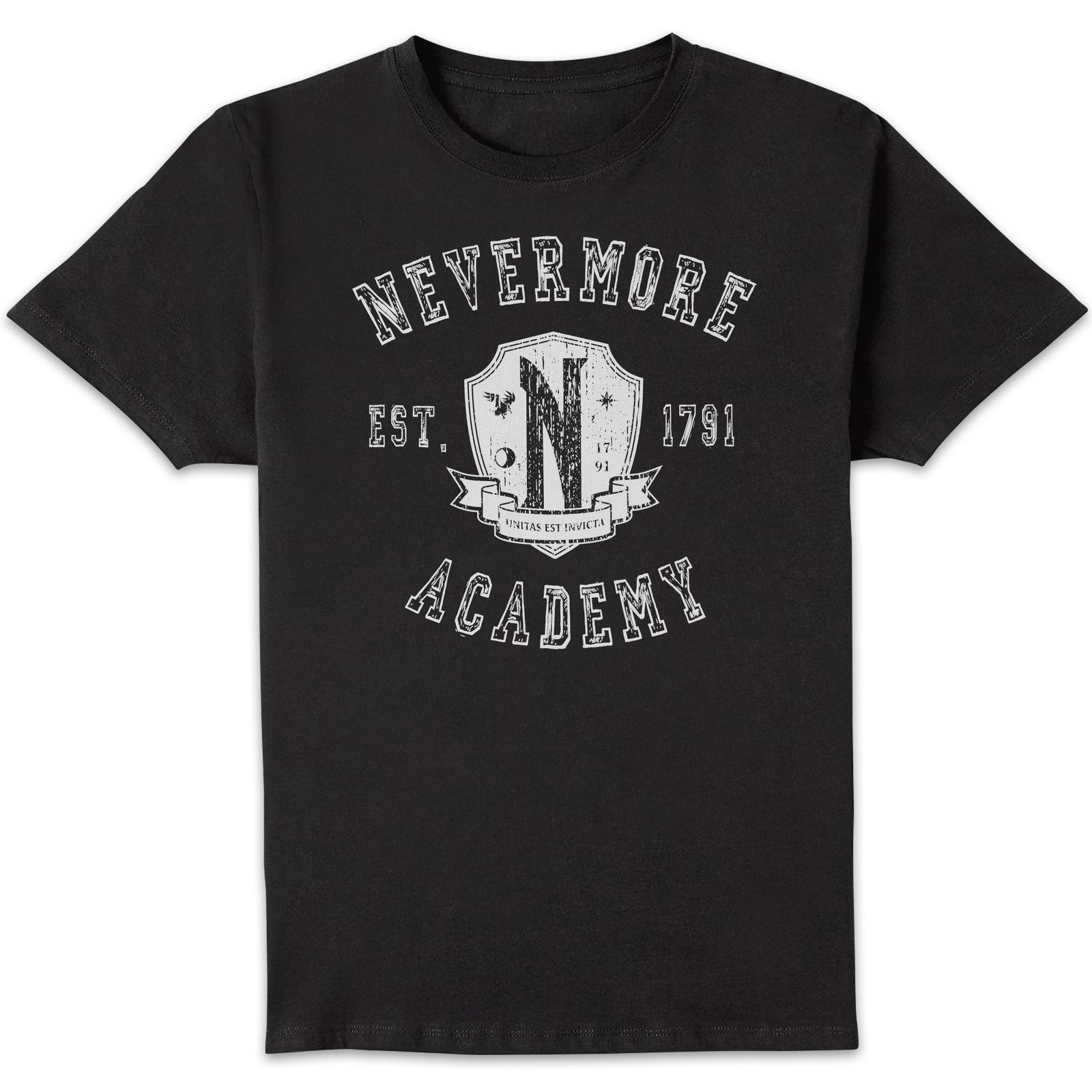 Wednesday Nevermore Academy Unisex T-Shirt - Black - XL