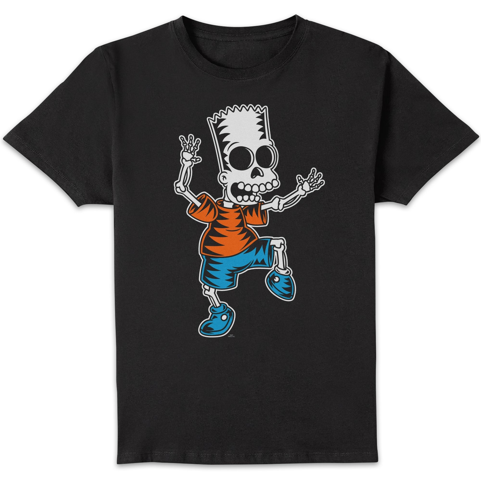 The Simpsons Skeleton Bart Unisex T-Shirt - Black - L