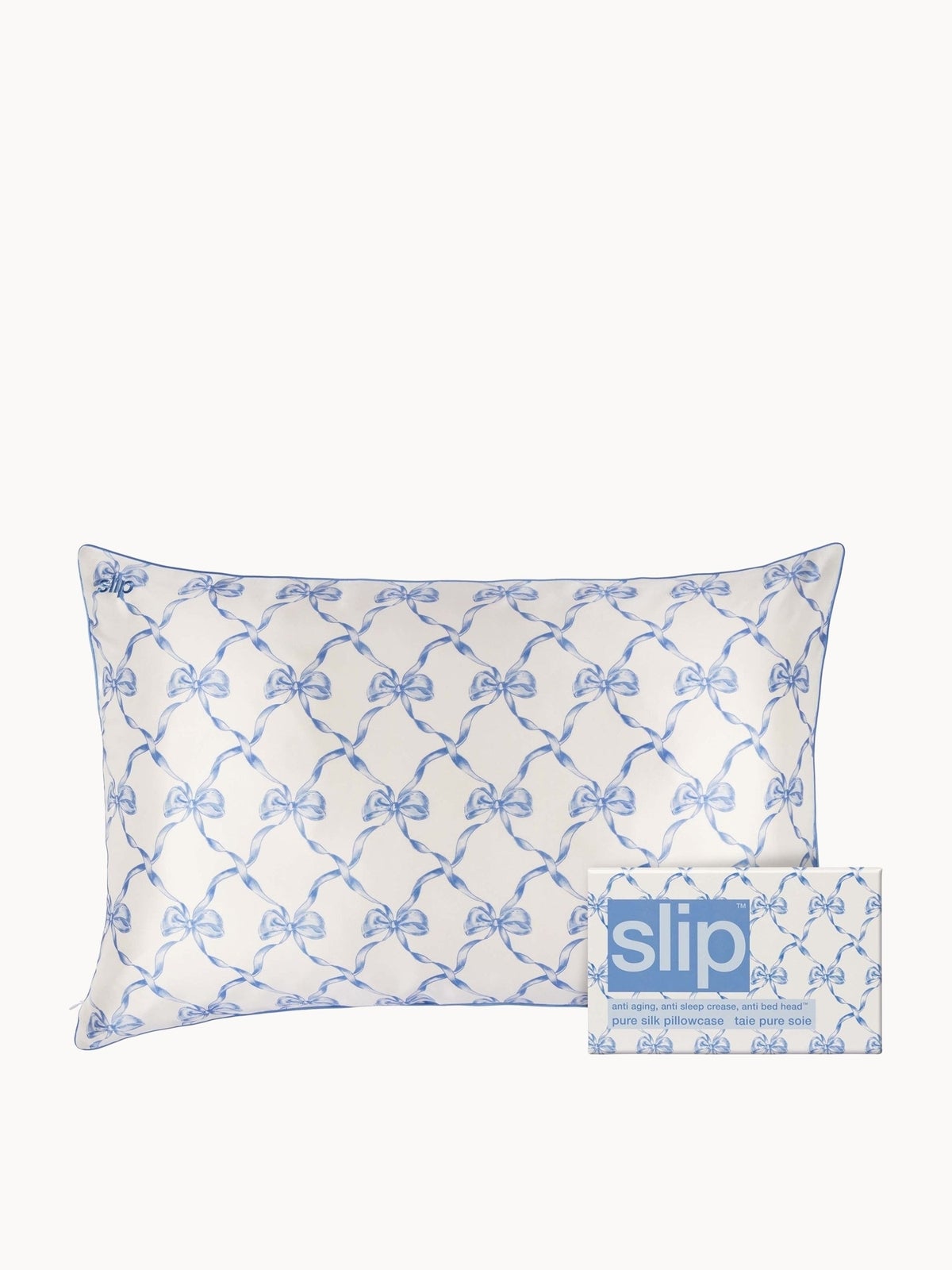 slip pure silk queen pillowcase - bowie