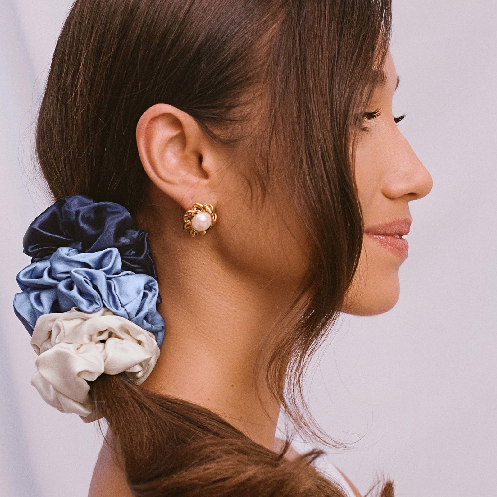 slip pure silk large scrunchies - skye 4
