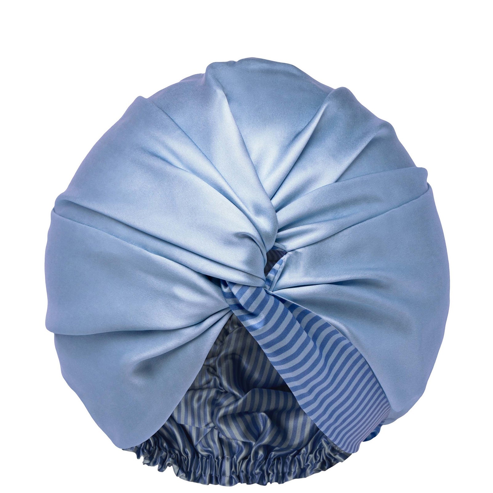 slip pure silk turban - cornflower 2