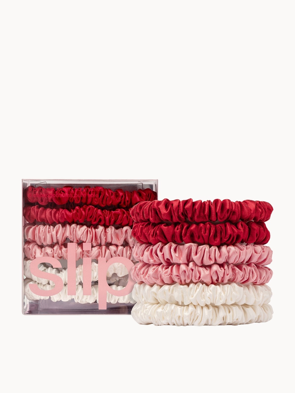 slip pure silk skinny scrunchies - sweetie