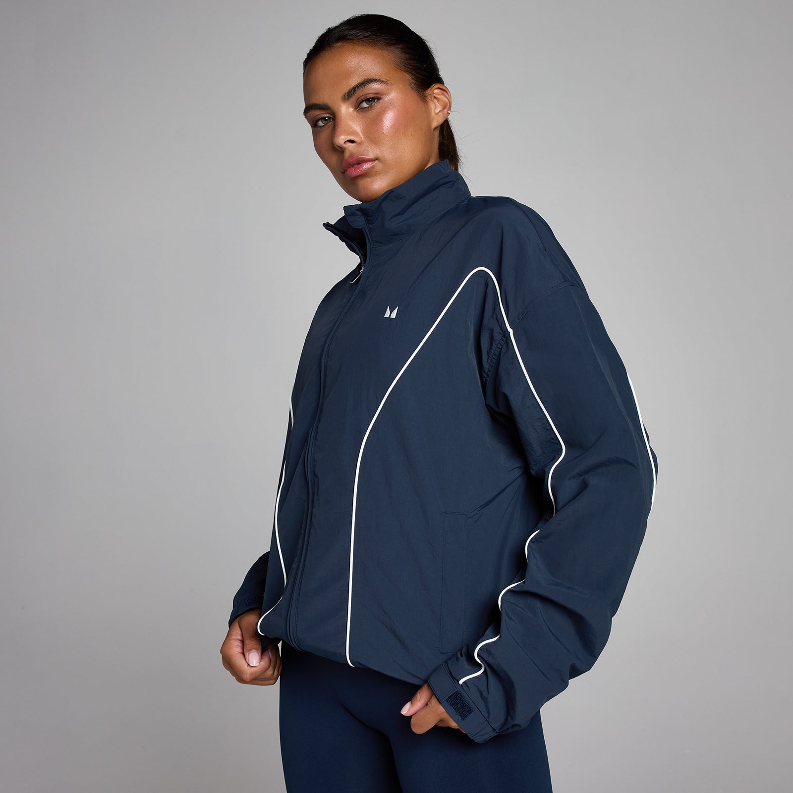 MyProtein - Women's - Woven Jacket - Tempo Contrast - XL - Blue