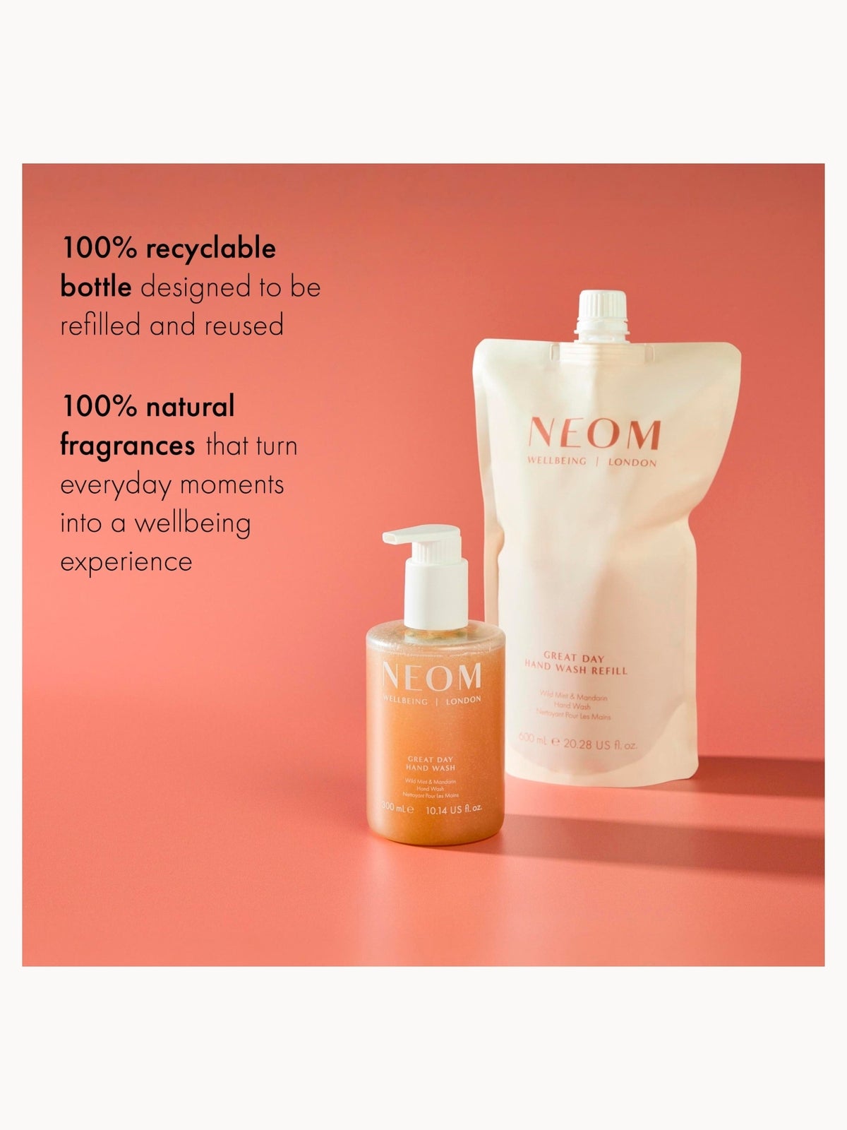 NEOM Great Day Hand Wash 600ml Refill 3