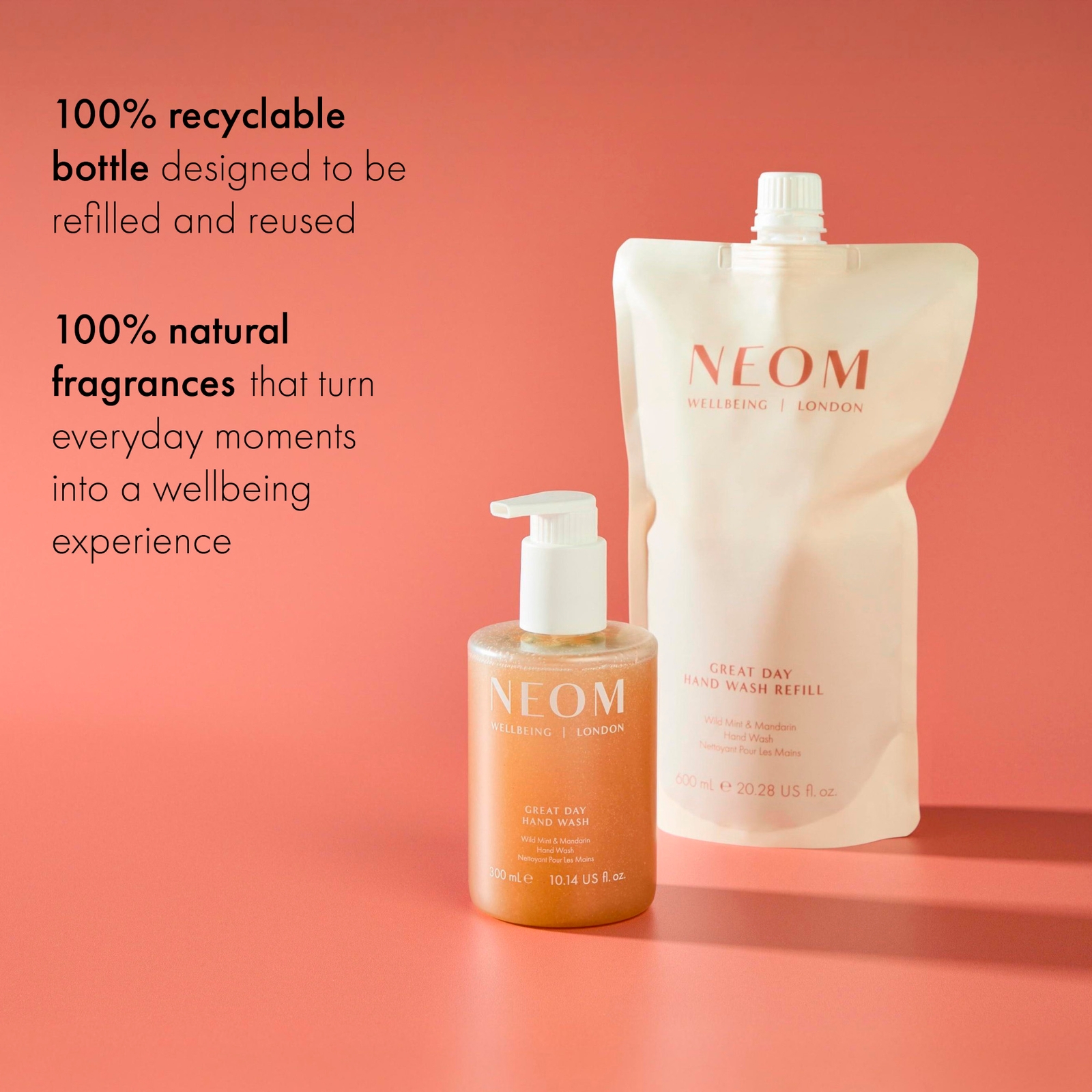Thumbnail - NEOM Great Day Hand Wash 600ml Refill