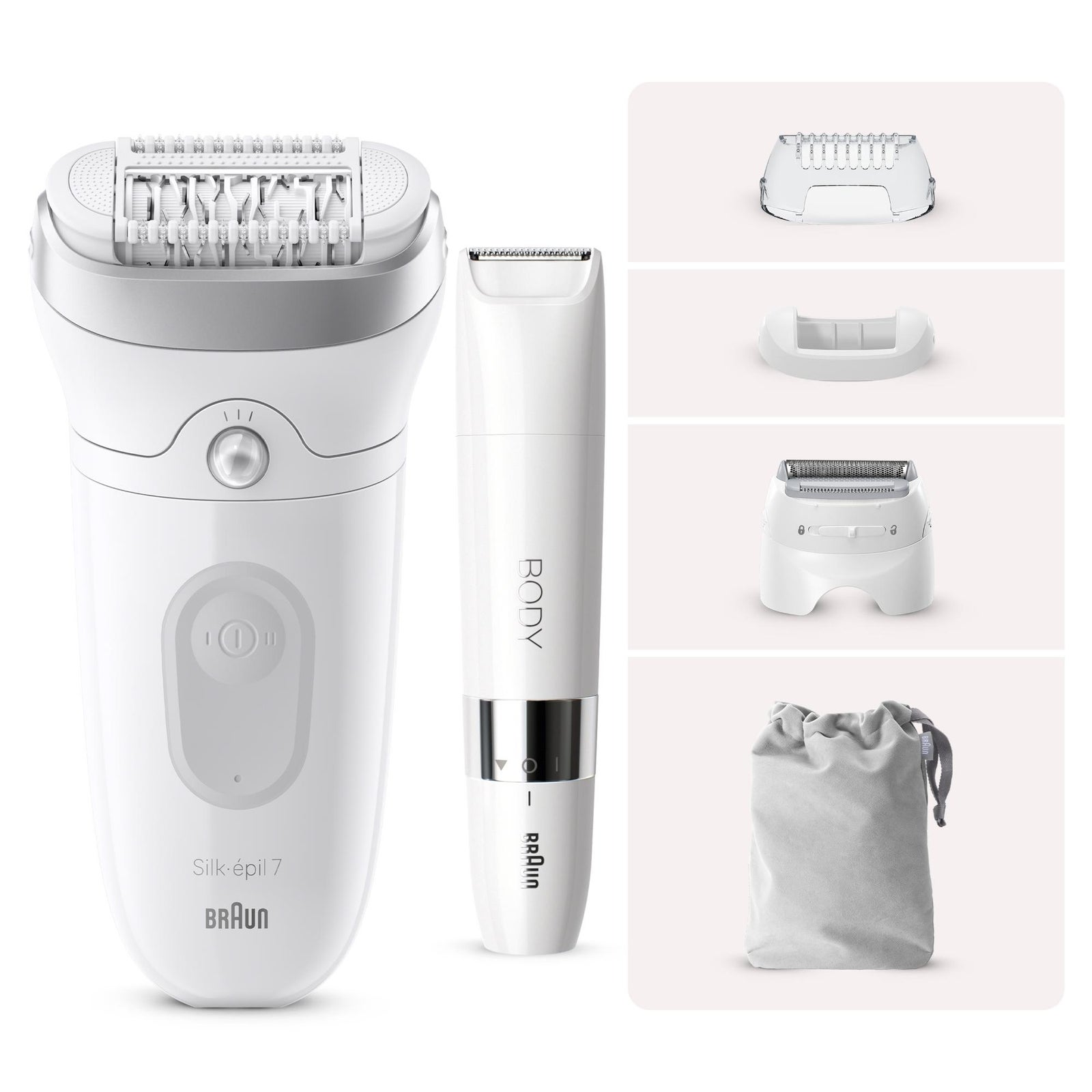 Braun Silk-épil Serie 7 7-441 Damen-Epilierer für glatte Haut: retailer-supplied image