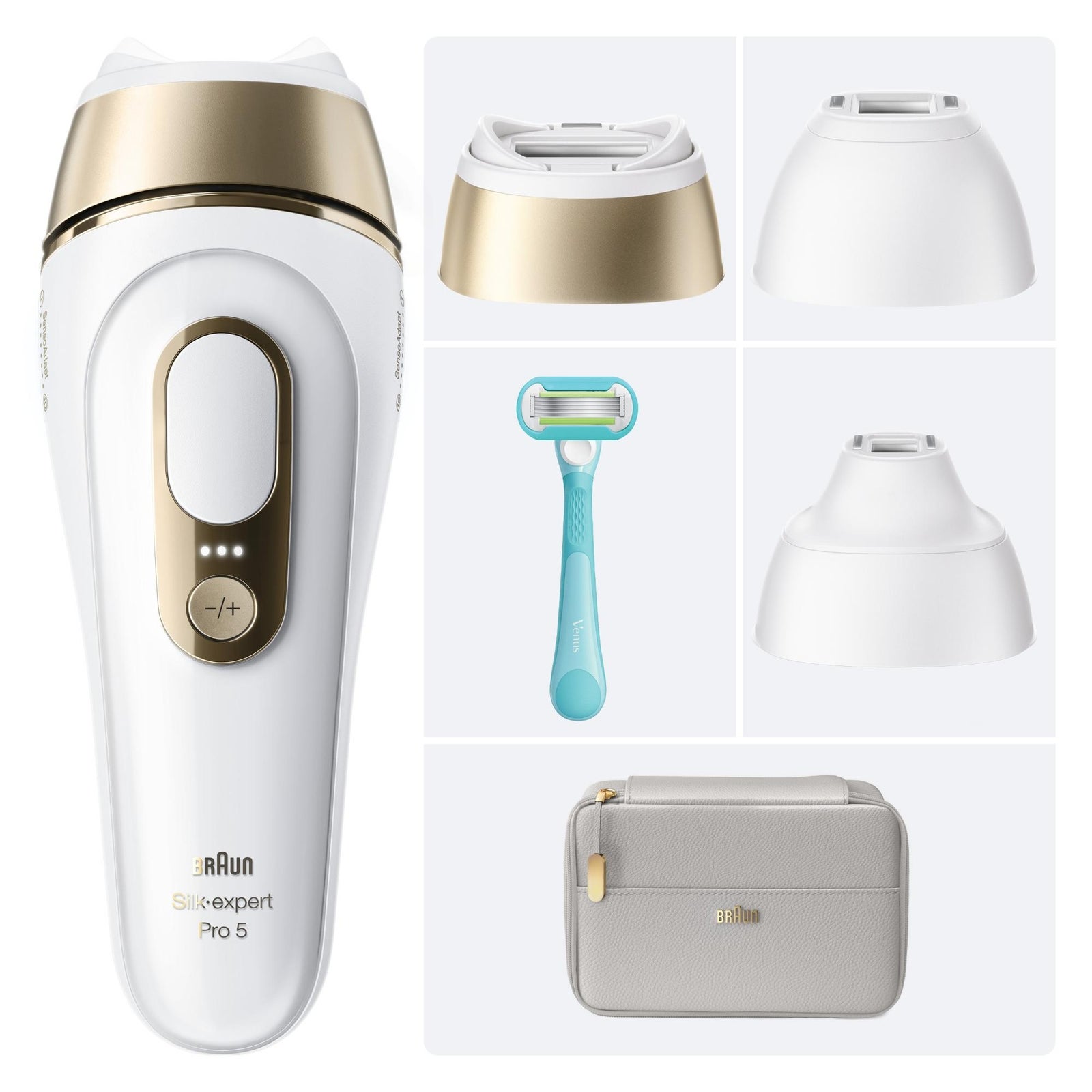 Women's Gold Braun Ipl Silk·expert Pro 5 Pl5351 Precision Hair Removal