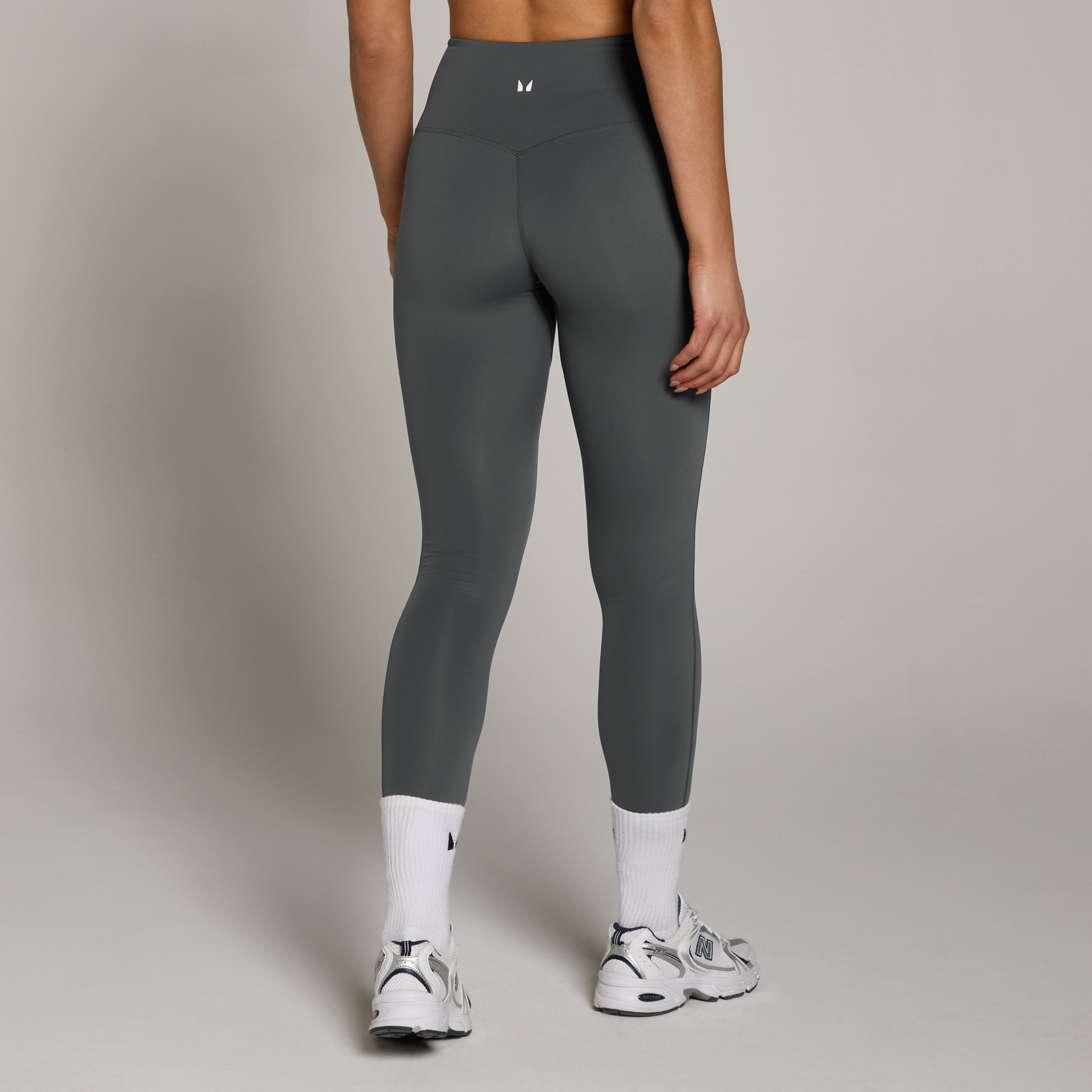 MP Damen Tempo Hoch Geschnittene Leggings - Dunkelgrau - M