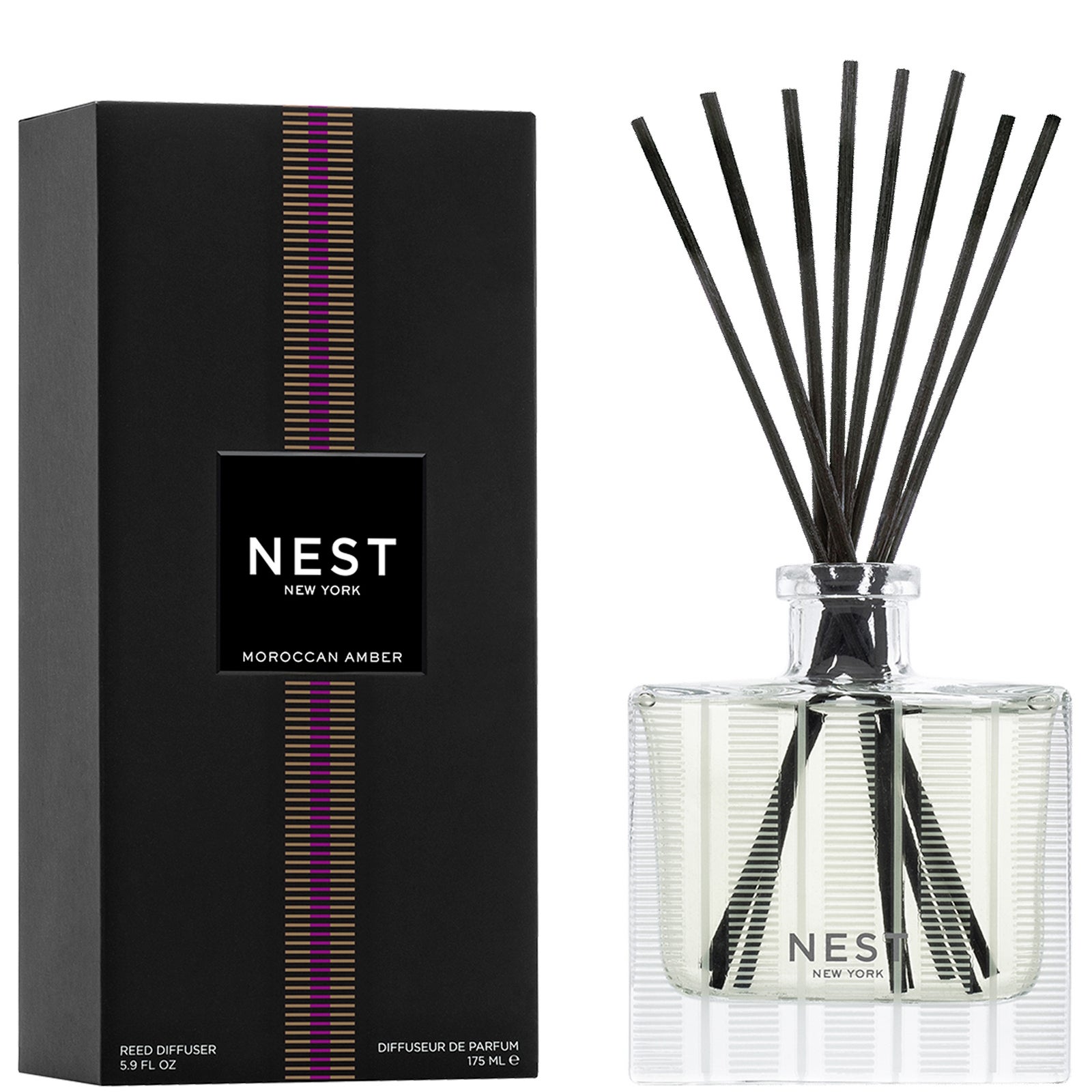 NEST New York Moroccan Amber Reed Diffuser 5.9 Fl.Oz/175 Ml