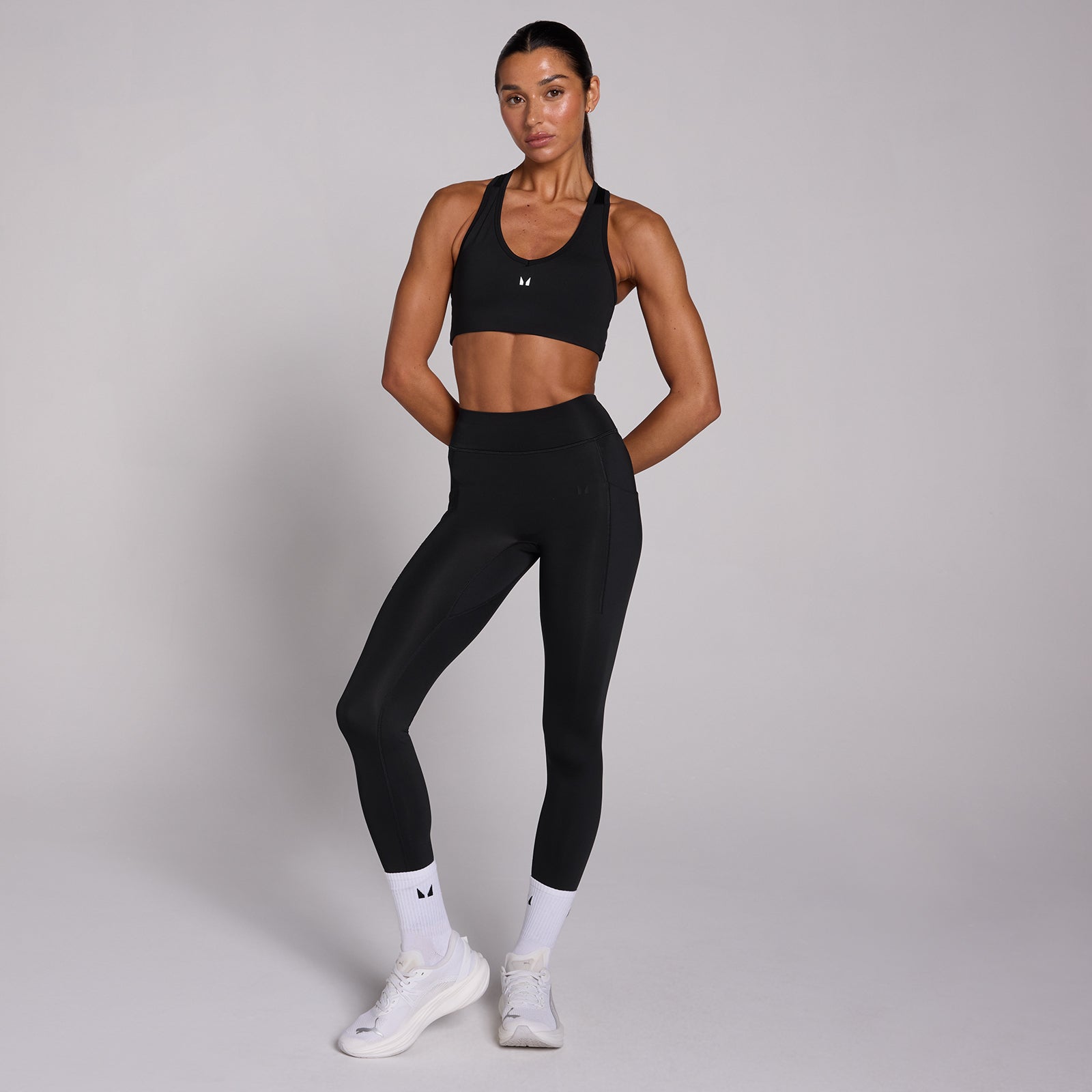 MP Damen Trainings-Leggings mit Taschen – Schwarz - XS — Bild 4