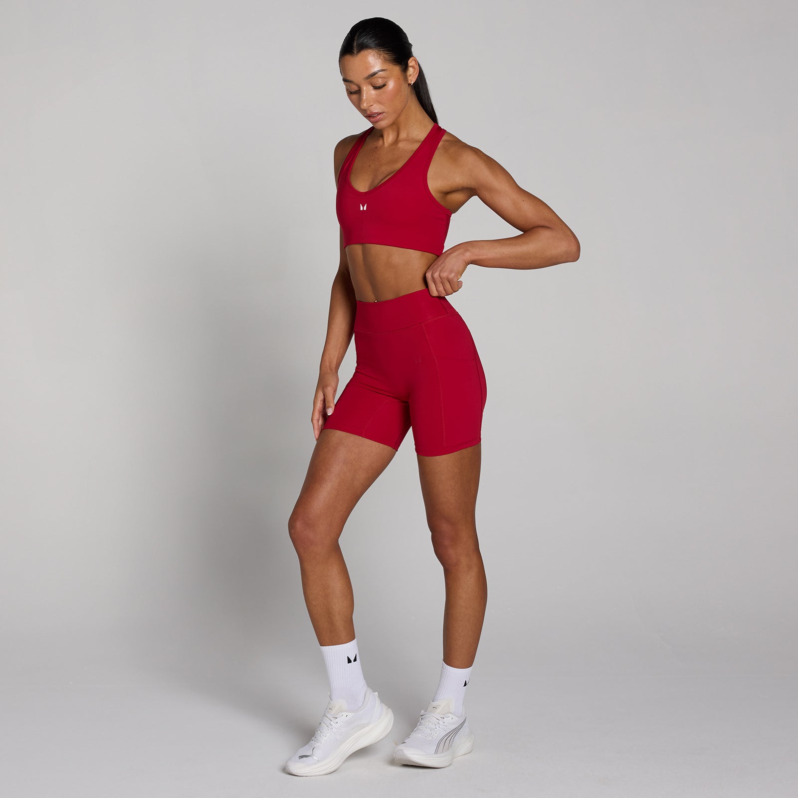 MP Damen Training Shorts mit Taschen – Hero Red - XXL — Bild 4