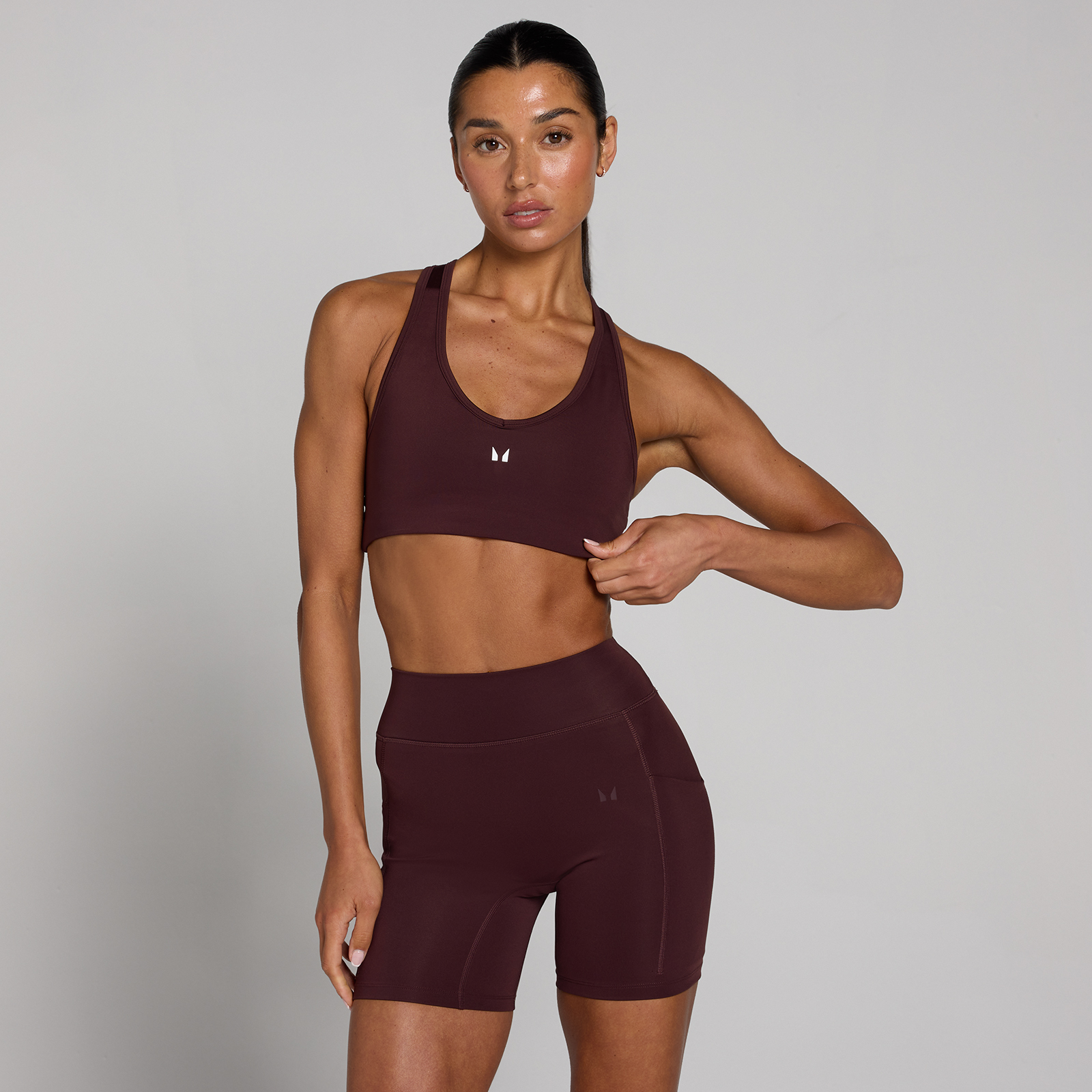 MP Dames Training Racerback Sport-bh - Fudge - XXL