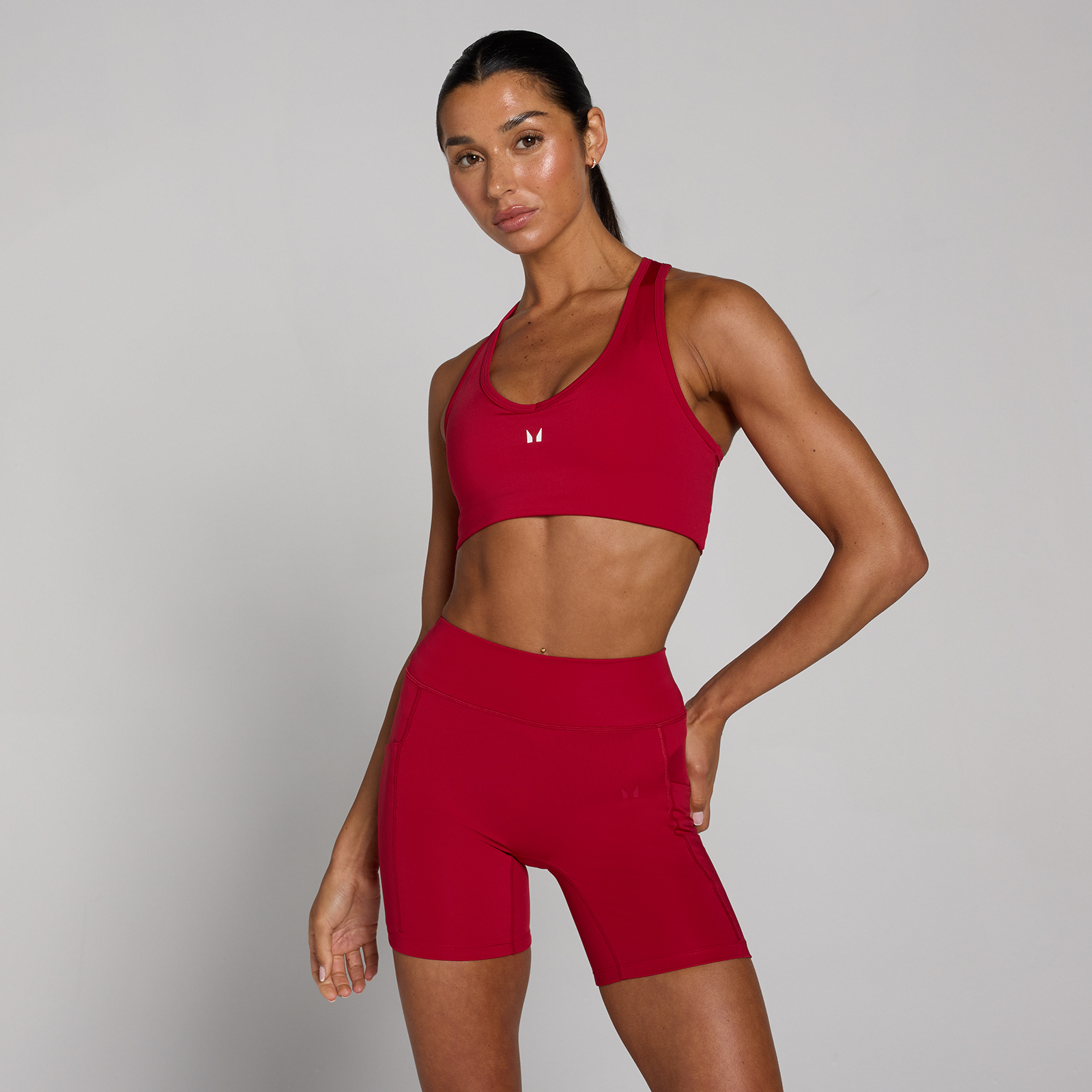 MP Women's Training Racerback Sports Bra - Hero Red - S