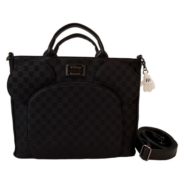 Loungefly Disney Mickey Ear Evergreen Convertible Tote To Handbag