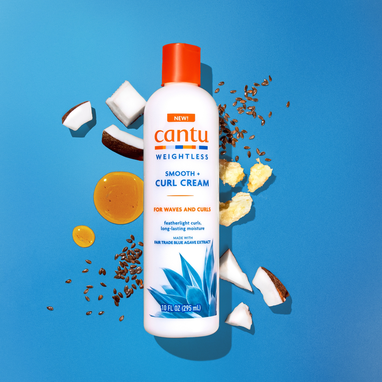 Thumbnail - Cantu Weightless Smooth + Curl Cream 295ml