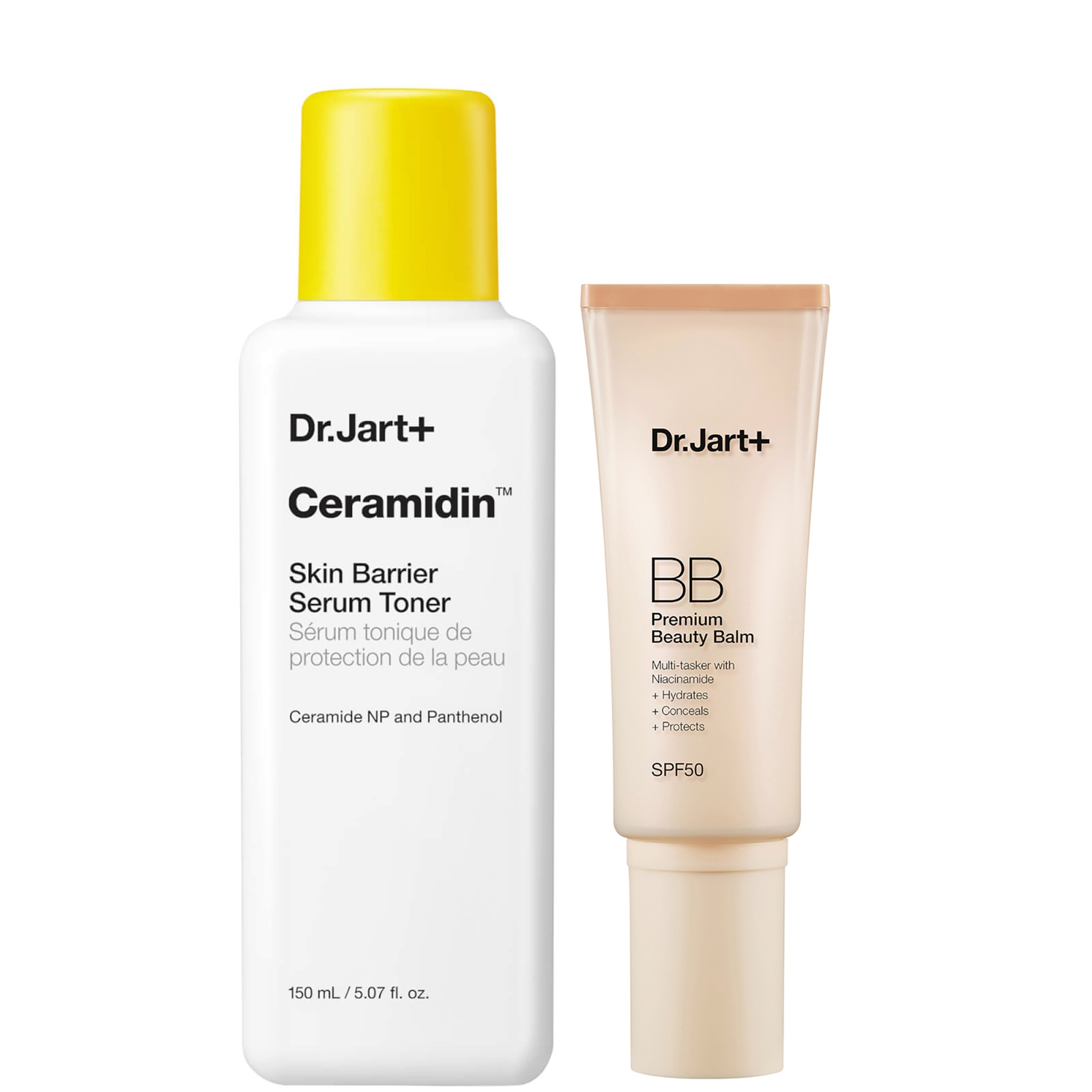 Dr. Jart+ Ceramidin™ Serum Toner And Premium Bb Duo - Light Medium - Medium