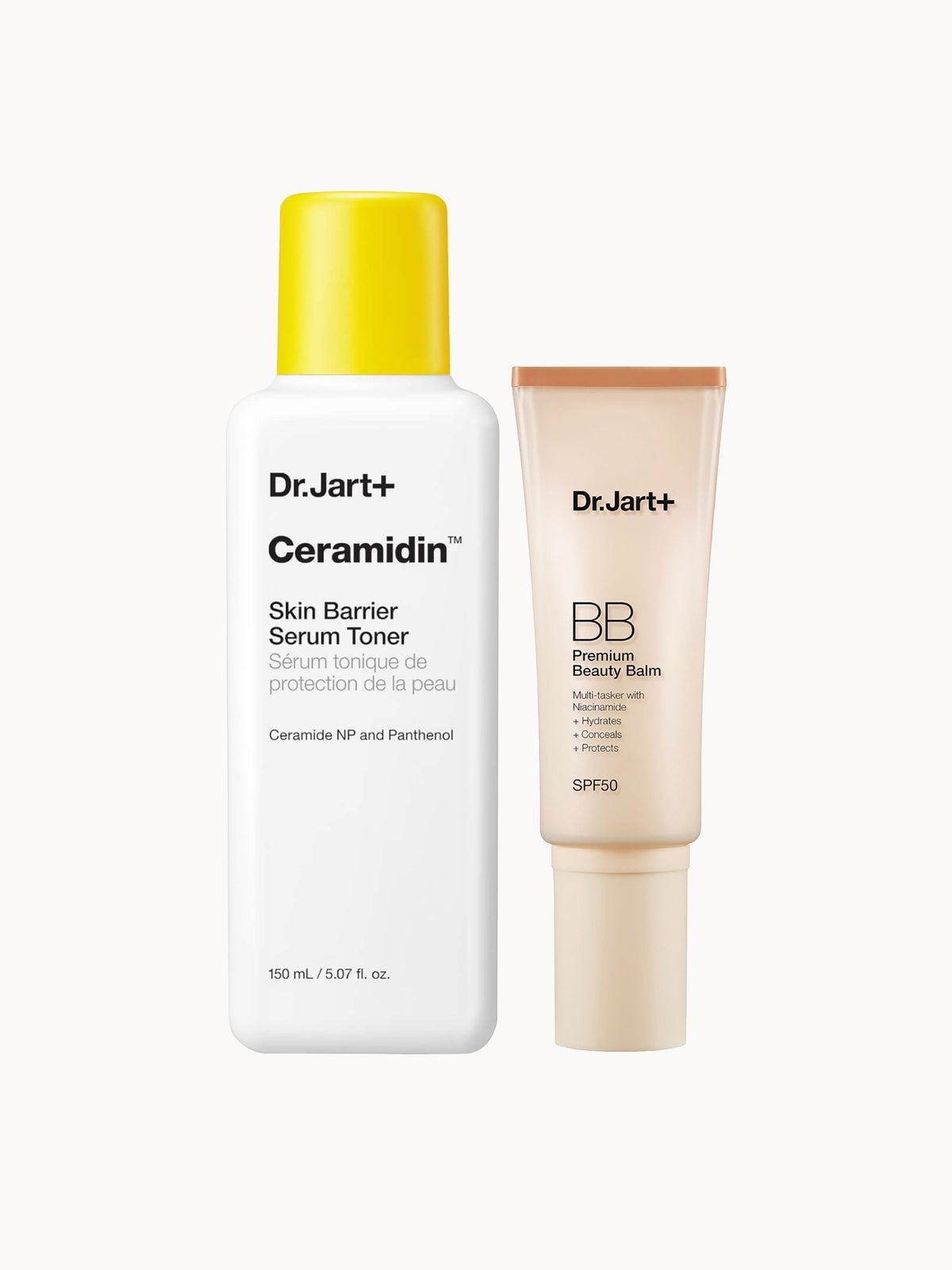 Dr. Jart+ Ceramidin™ Serum Toner and Premium BB Duo - Medium - Tan
