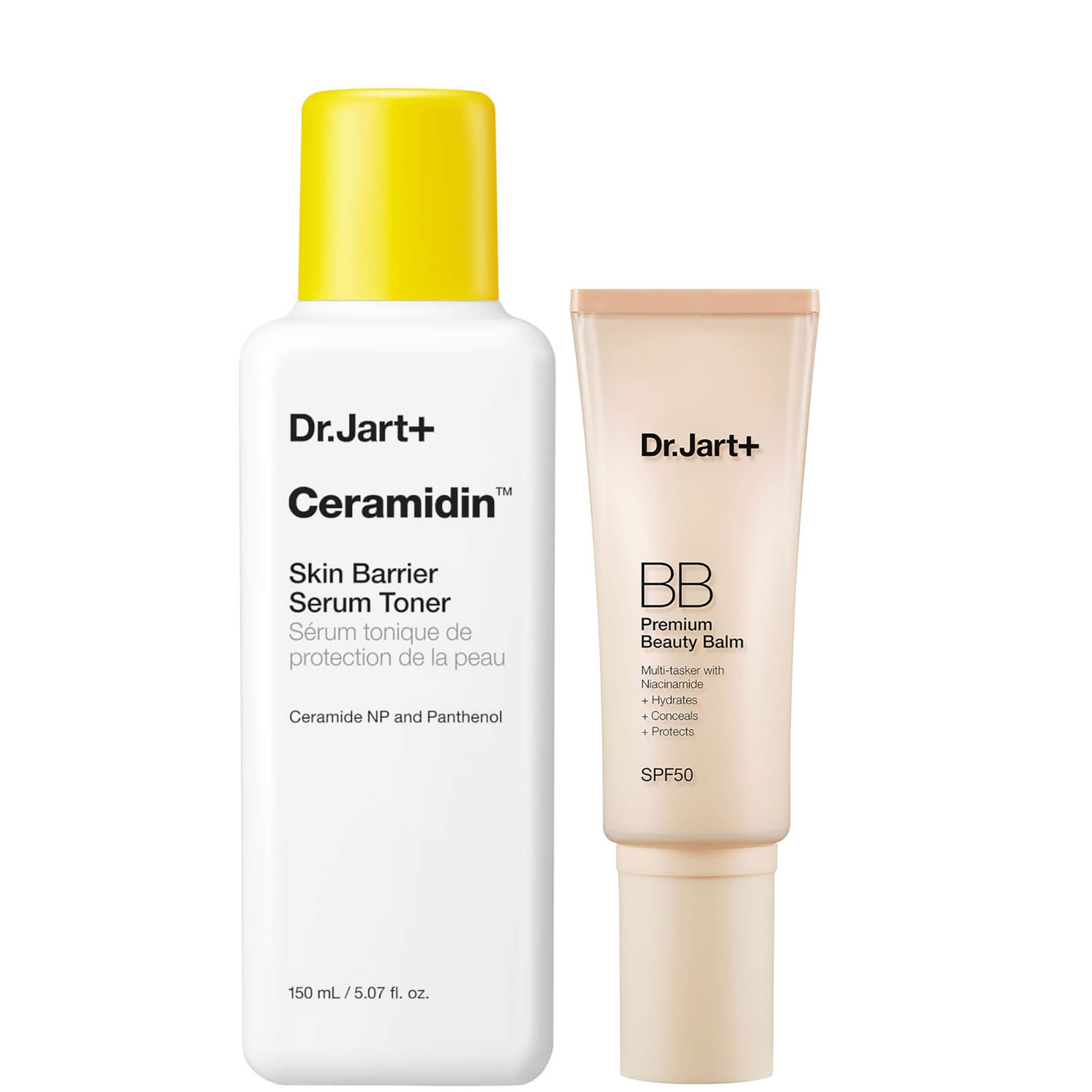 Dr. Jart+ Ceramidin™ Serum Toner And Premium Bb Duo - Fair - Light