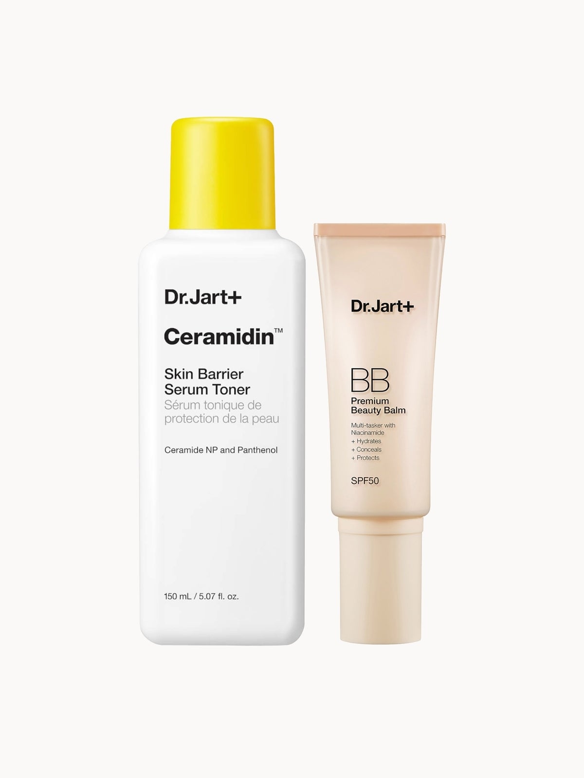 Dr. Jart+ Ceramidin™ Serum Toner and Premium BB Duo - Fair - Light