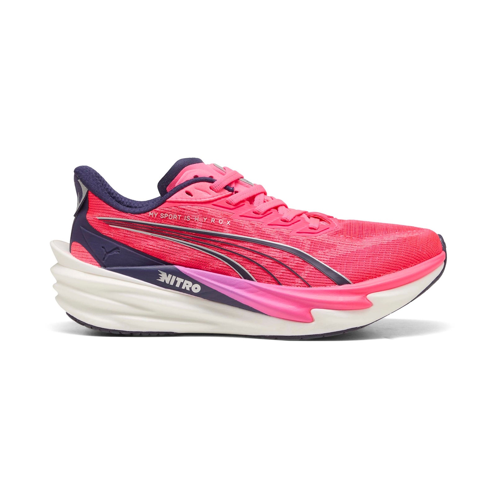 0198556370767 - PUMA x HYROX Deviate Nitro 4 Womens - Pure Pink White - UK 3 0198556370767 - PUMA x HYROX Deviate Nitro 4 Womens - Pure Pink White - UK 3
