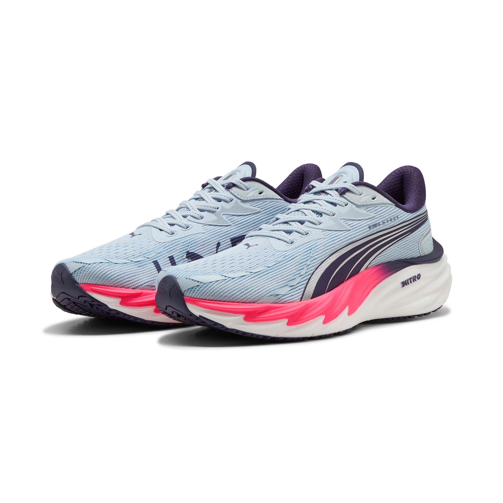 PUMA x HYROX Velocity Nitro 4 Mens - Lucite/Pure Pink/Deep Plum - UK 9.5