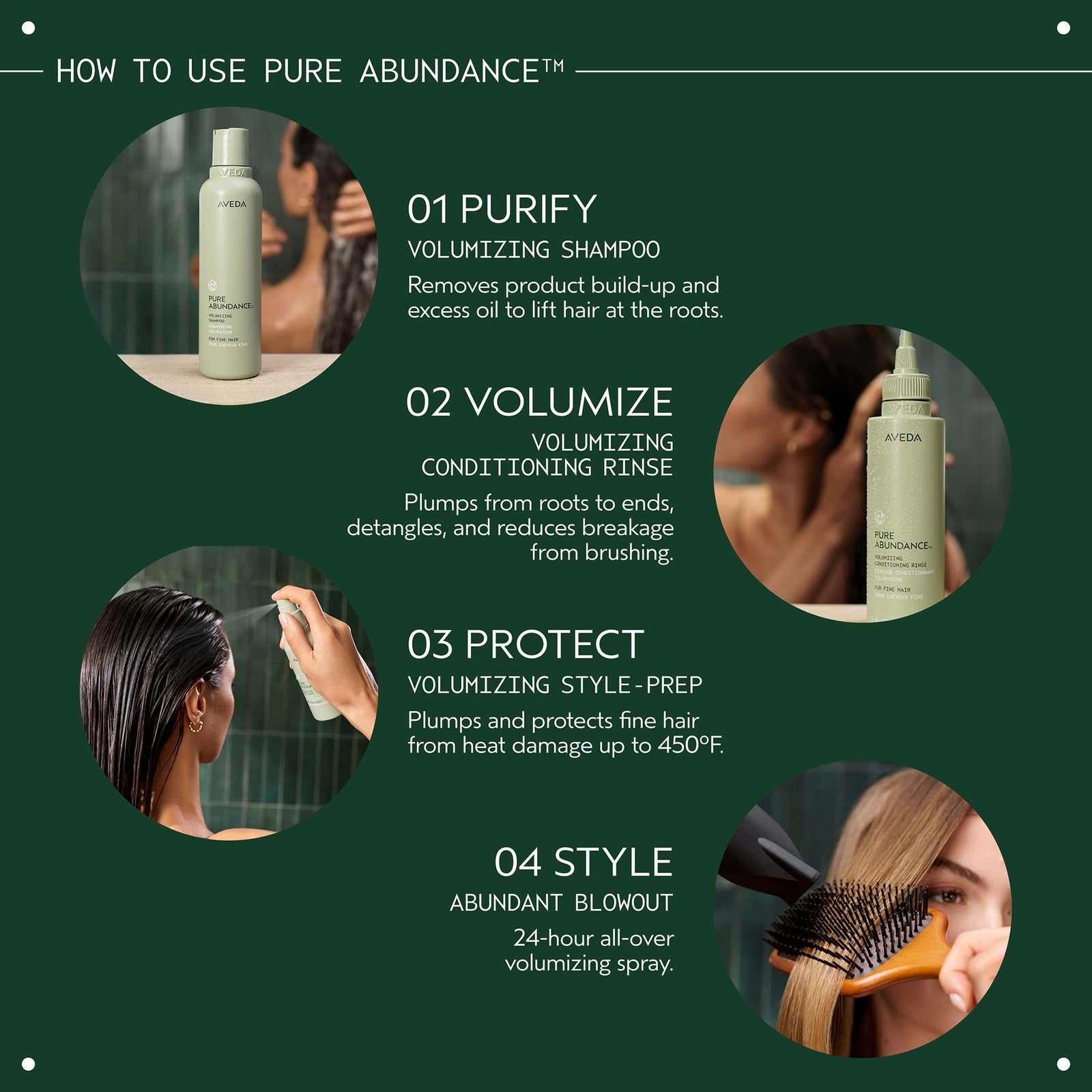 Aveda Pure Abundance Volumising Style-Prep 100ml 4