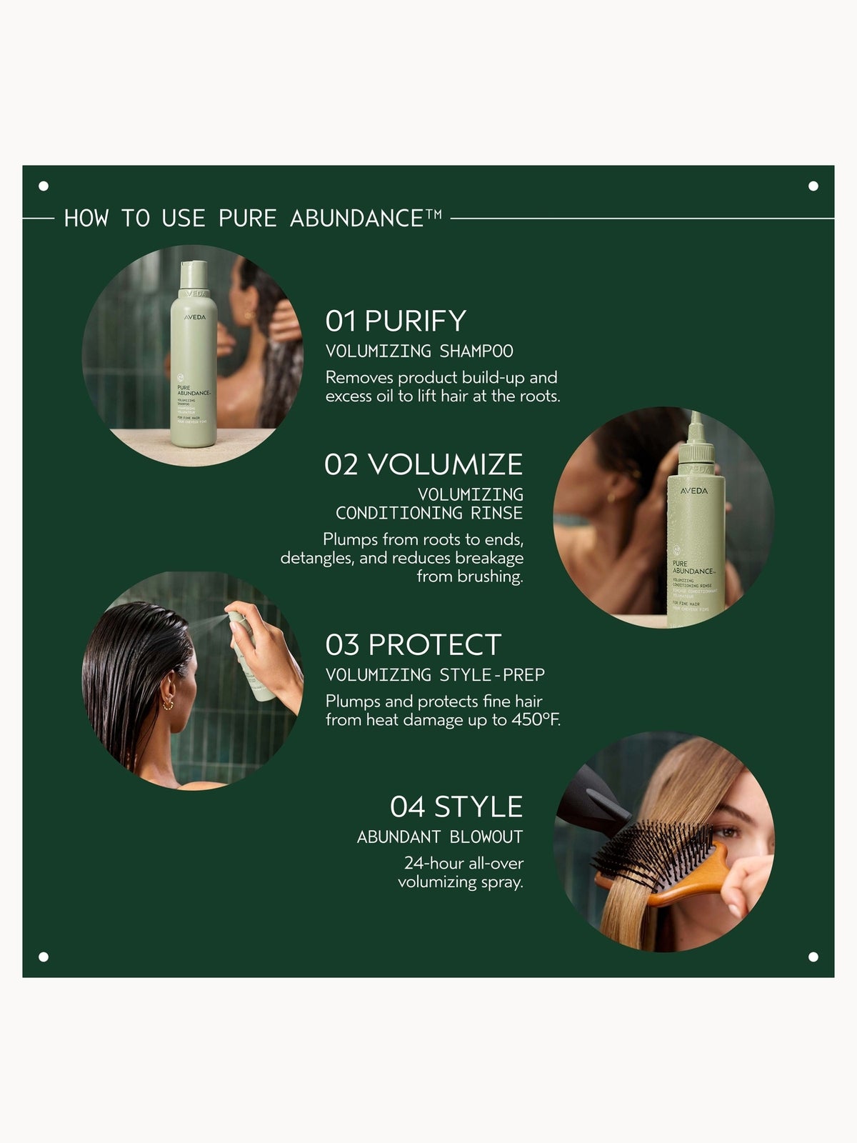 Aveda Pure Abundance Volumising Conditioning Rinse 150ml 4