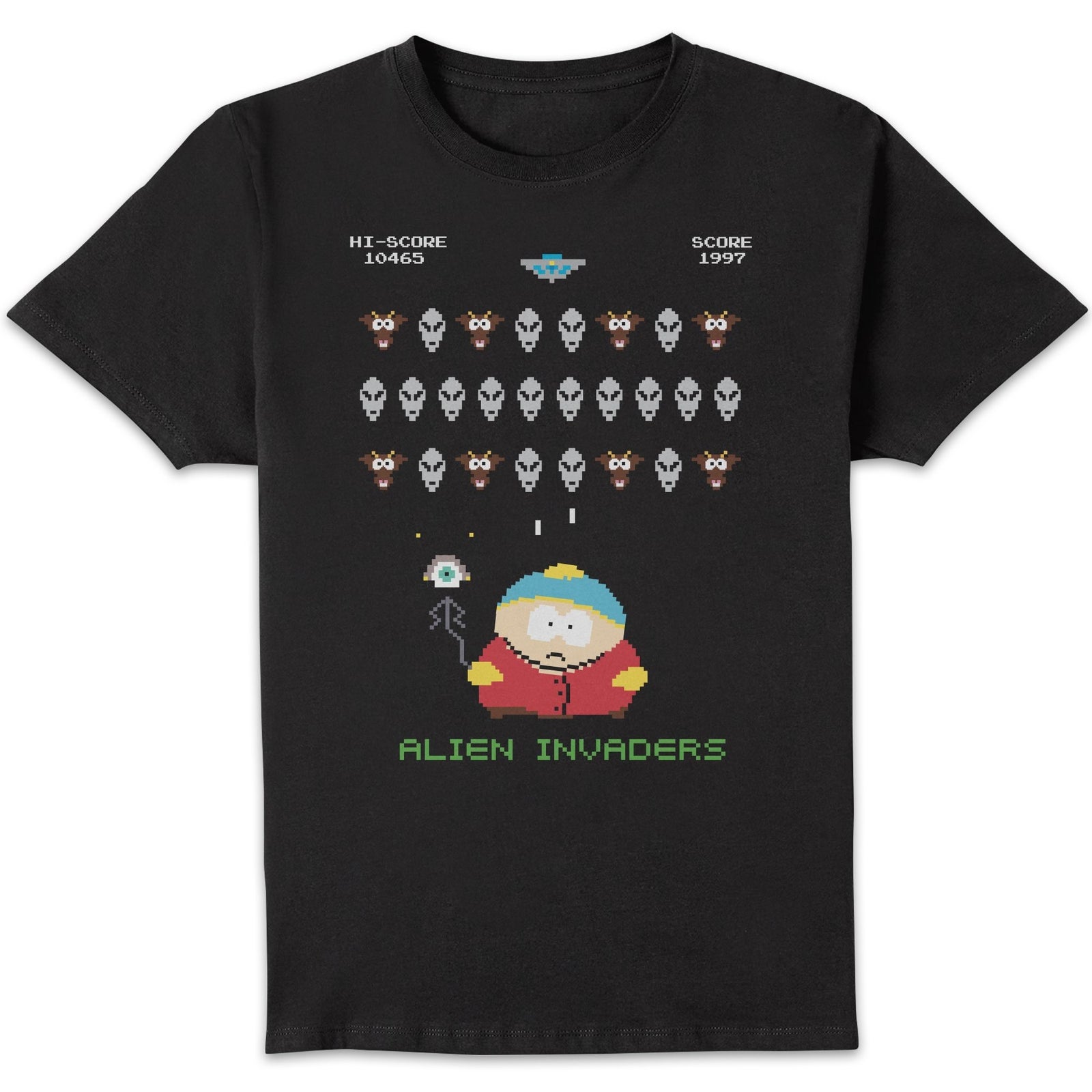 South Park Alien Invaders Unisex T-Shirt - Black - M