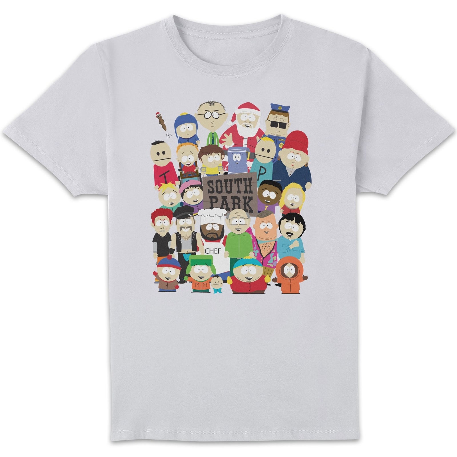 South Park Collective Unisexe T-shirt - Blanc