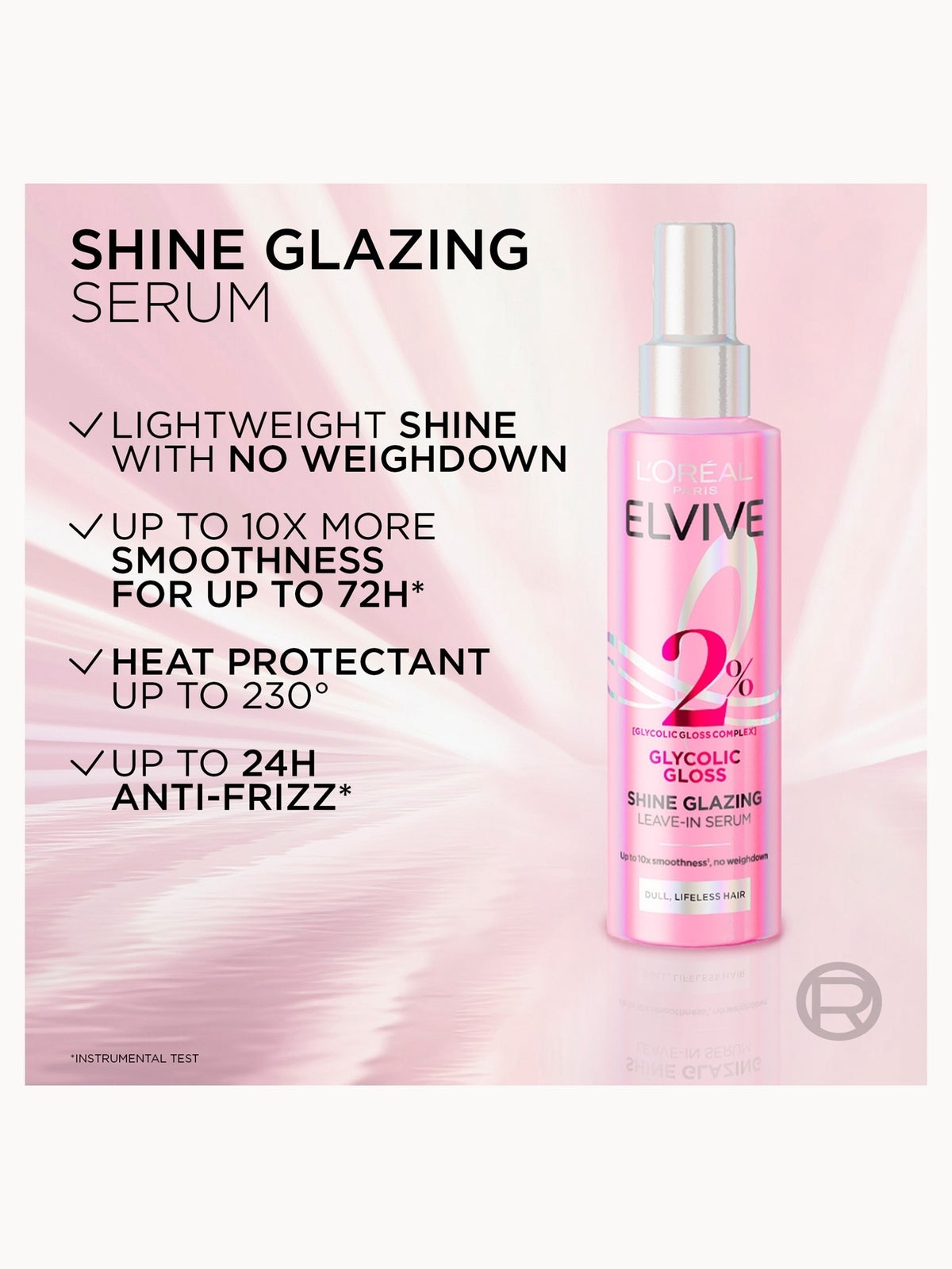 L'Oréal Paris Elvive Glycolic Gloss Core Spray Serum 150ml 3