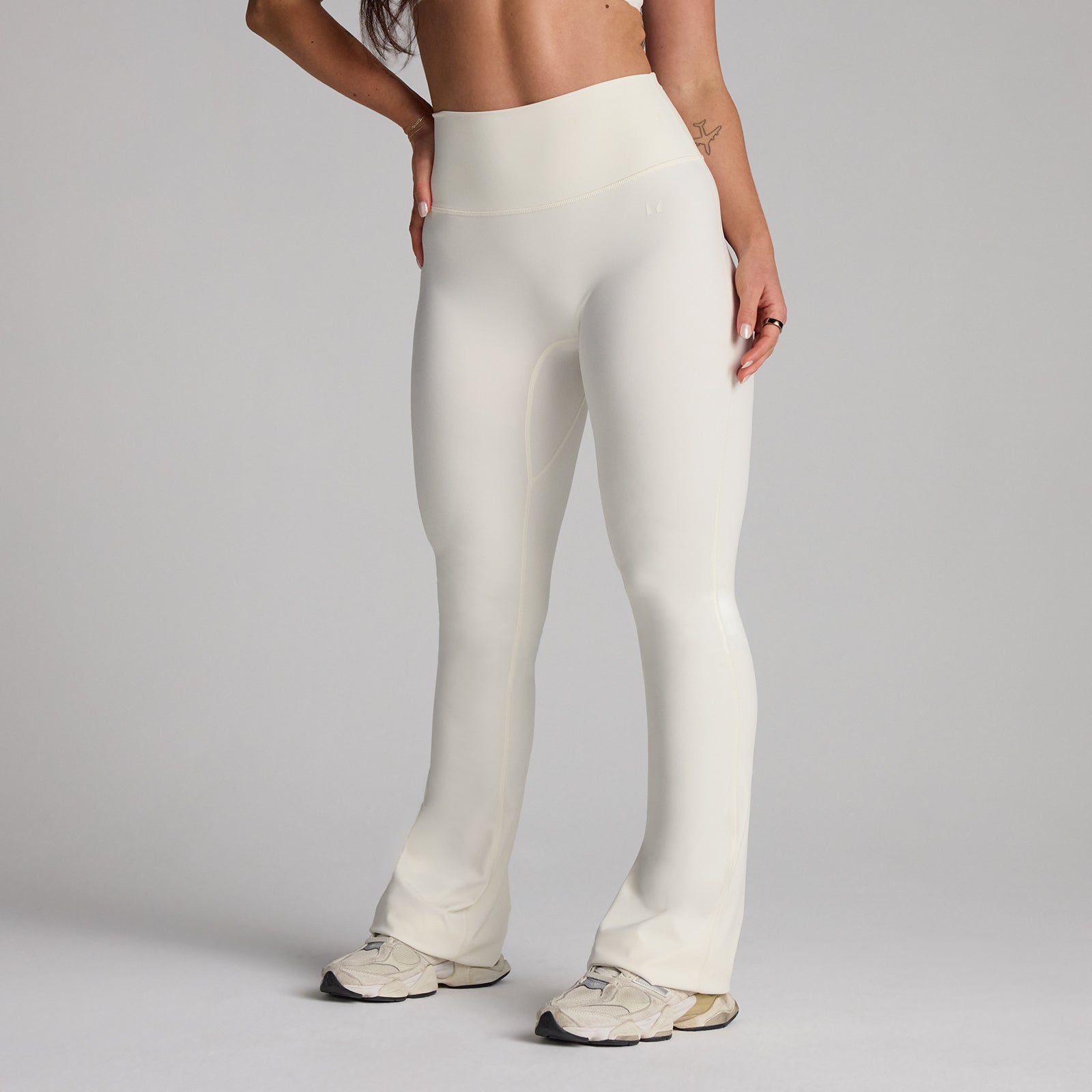 Leggings a zampa Tempo MP donna - Coconut - XL