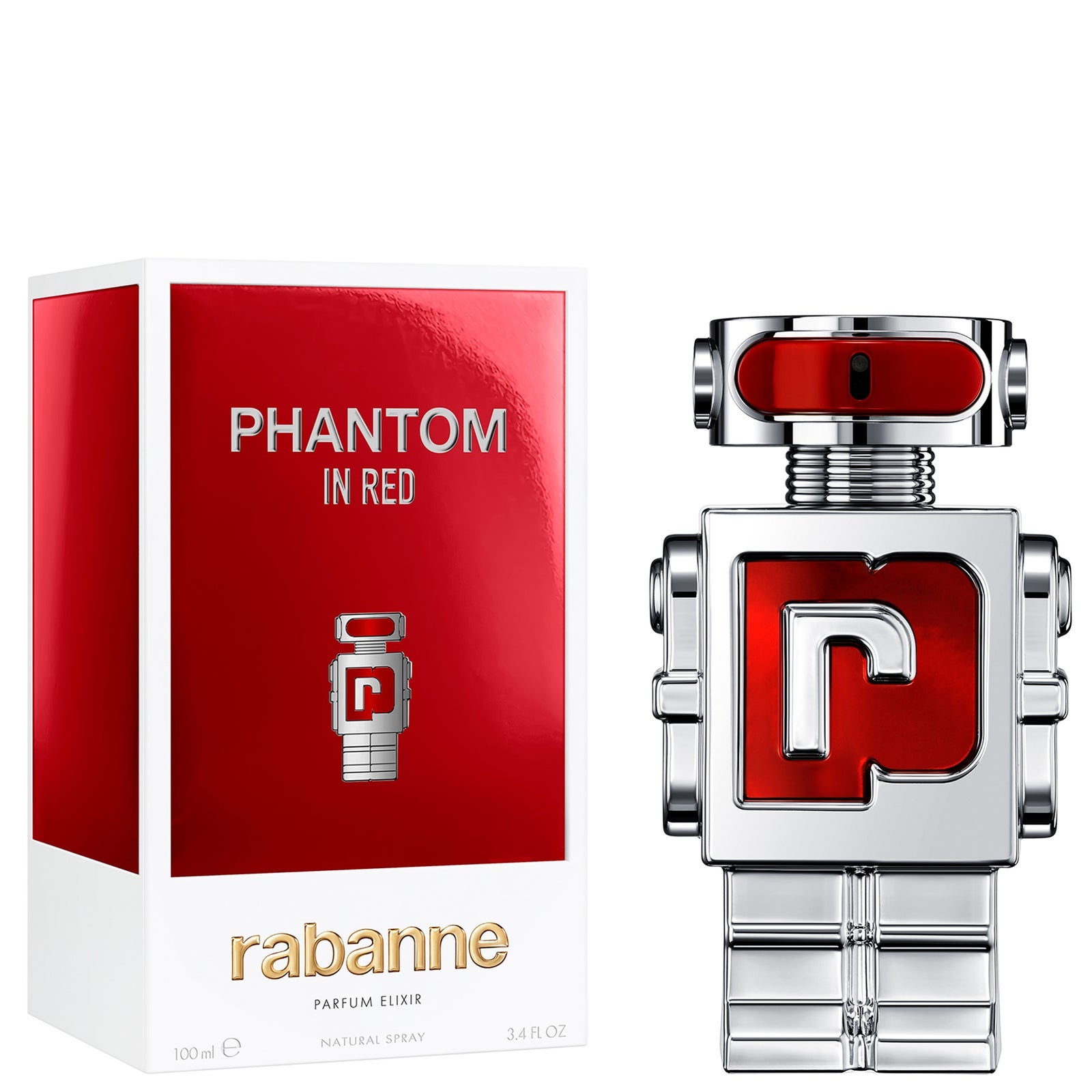 Rabanne Phantom In Red Parfum Elixir 100 ml