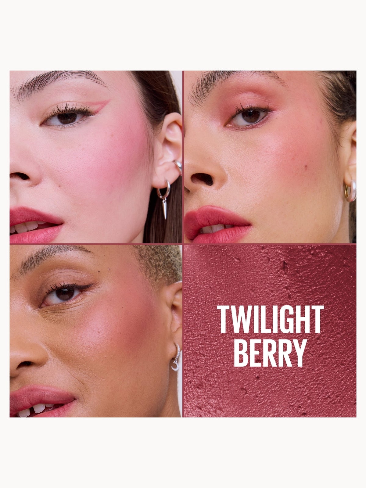 Maybelline New York Cloudtopia Blush Cheek & Lip Mousse Up to 14H Cheek Colour (Various Shades) - 1 Twighlight Berry 4