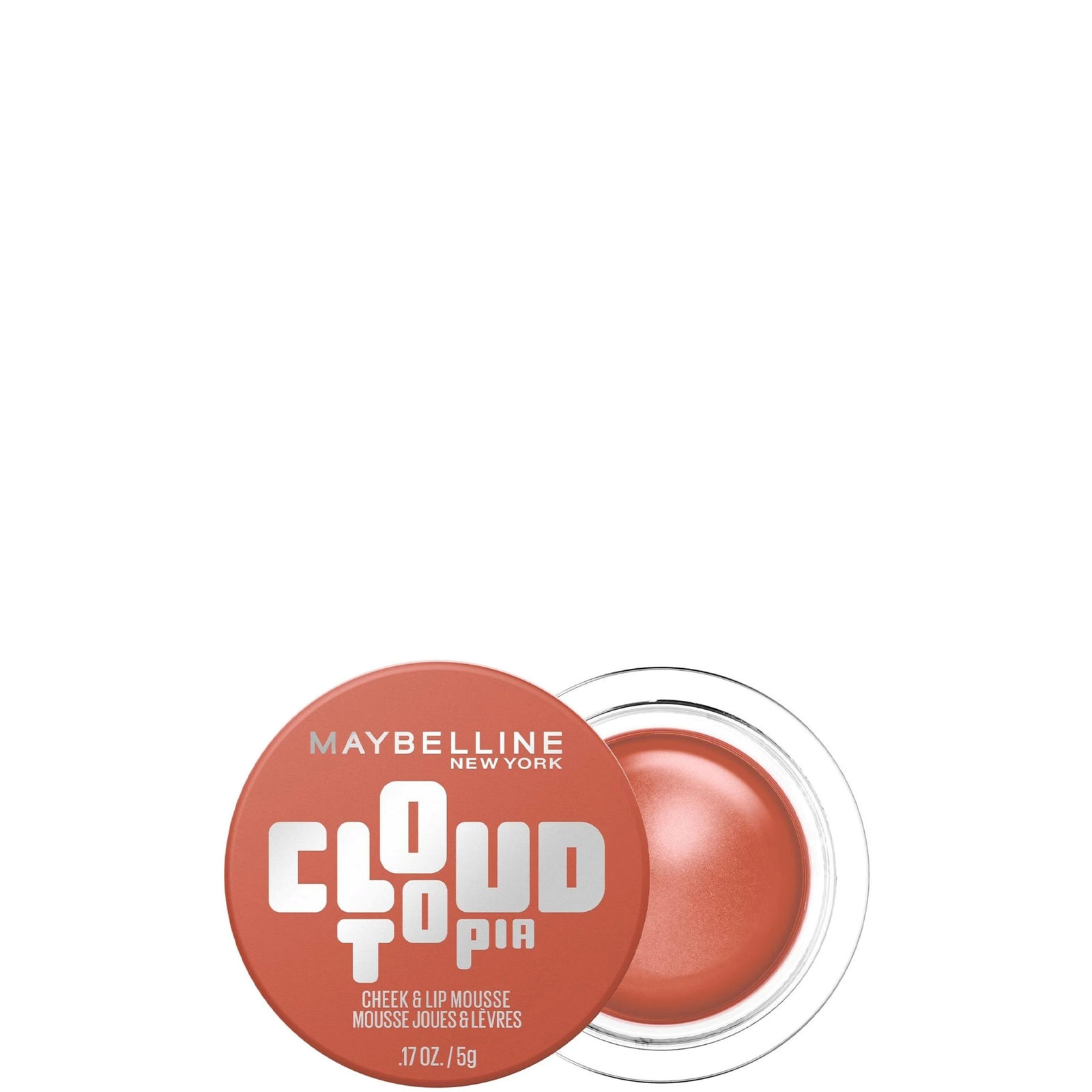 

Maybelline New York Cloudtopia Blush Cheek & Lip Mousse Up to 14H Cheek Colour (Various Shades) - 12 Toasted Sky