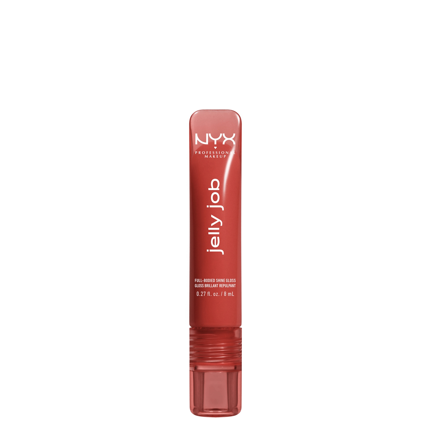 NYX Professional Makeup Jelly Job, Full-Bodied Shine Gloss, Lip-Smoothing Shine (Various Shades) - 6 Jelly Filled