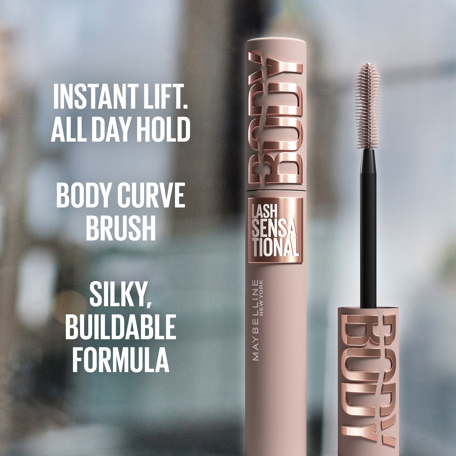 Thumbnail - Maybelline Lash Sensational, Body Mascara, Volumizing up to 24H Lift, Smudge-resistant, Flake-resistant, Clump-resistant...