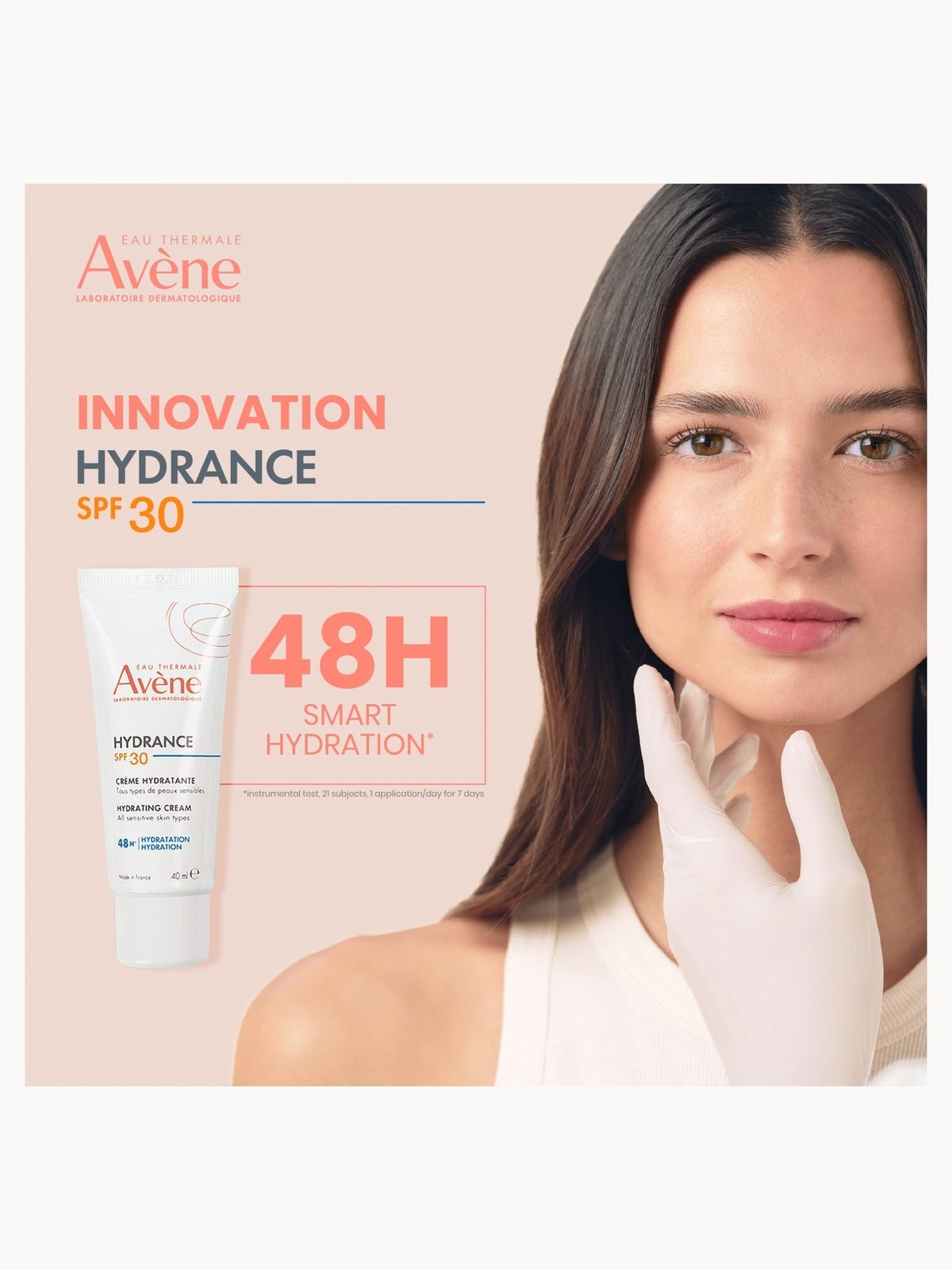 Avène Hydrance SPF 30 Hydrating Cream for Dehydrated Skin 40ml 3