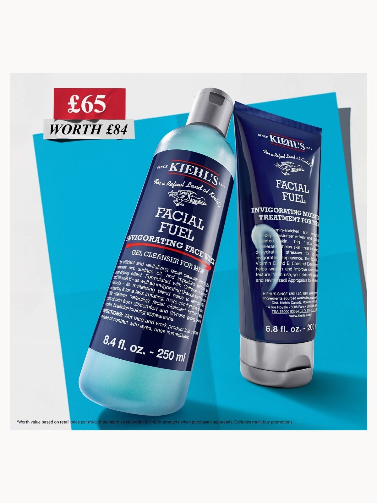 Kiehl's Facial Fuel Set (Worth £84) 2