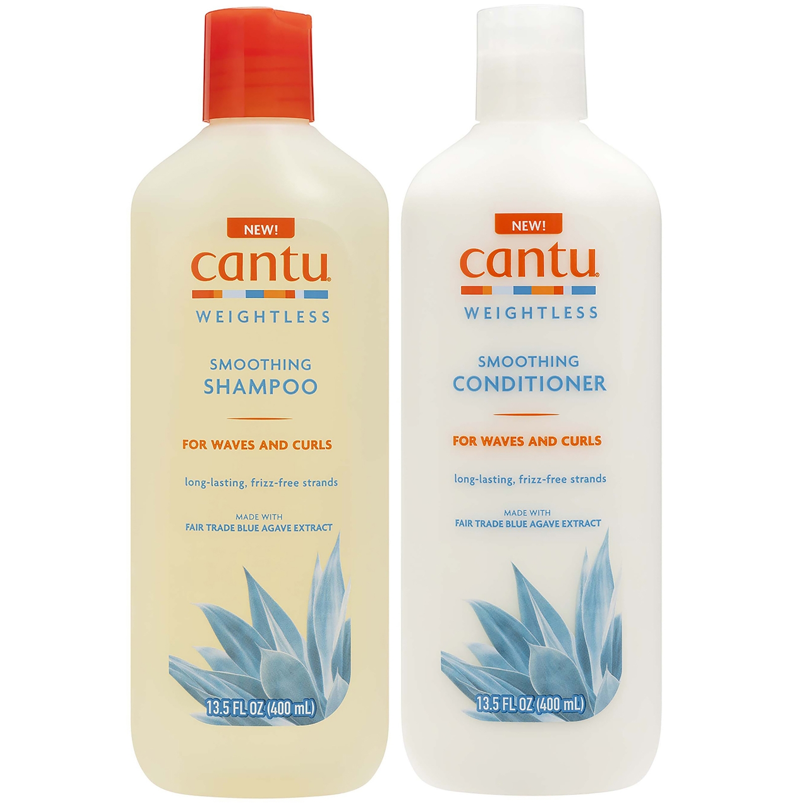 Cantu Weightless Smoothing Shampoo & Conditioner 400ml In Neutral