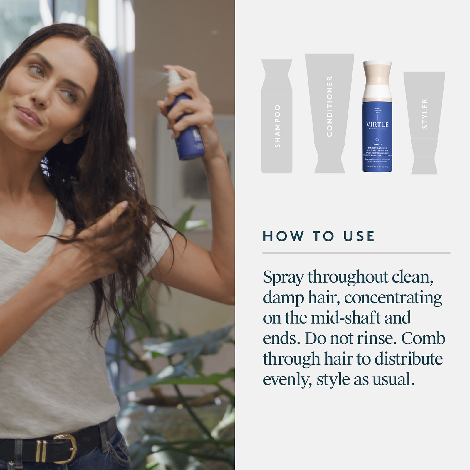 Thumbnail - VIRTUE Strength & Shield Leave-in Conditioner 150ml