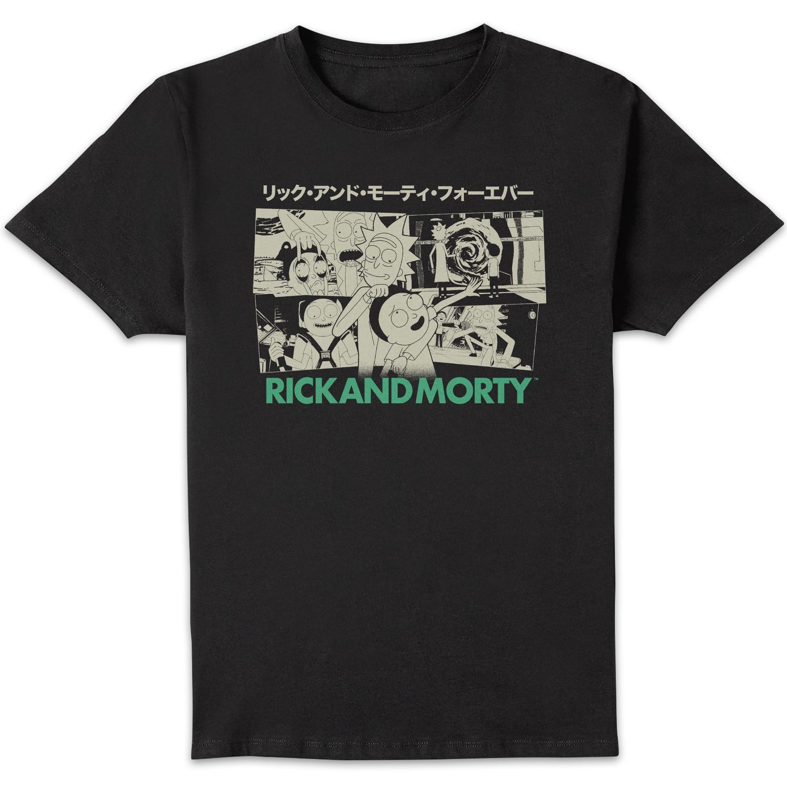 Rick and Morty Intergalactic Buds! Unisexe T-shirt - Noir