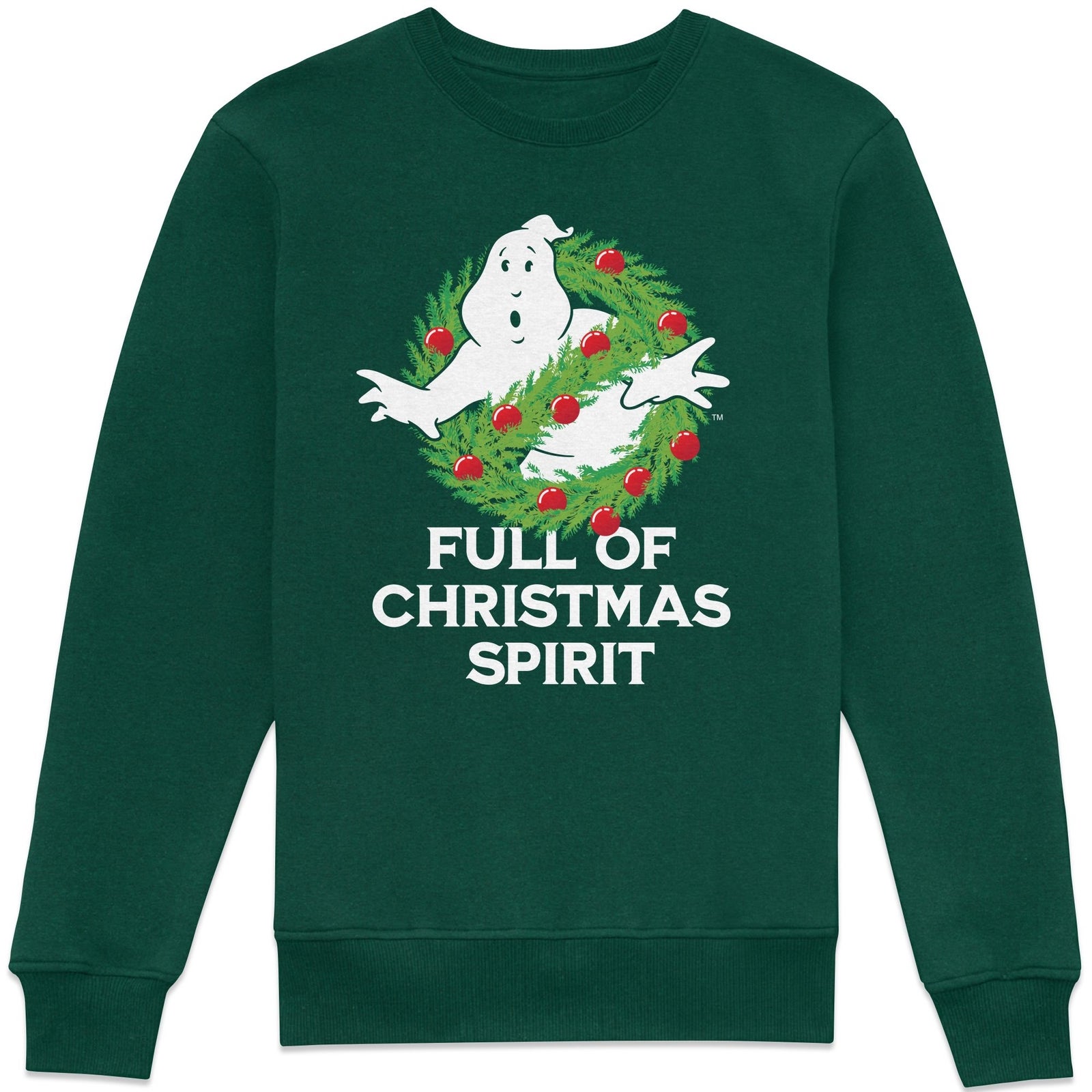 Ghostbusters Full Of Christmas Spirit Sweat - Vert