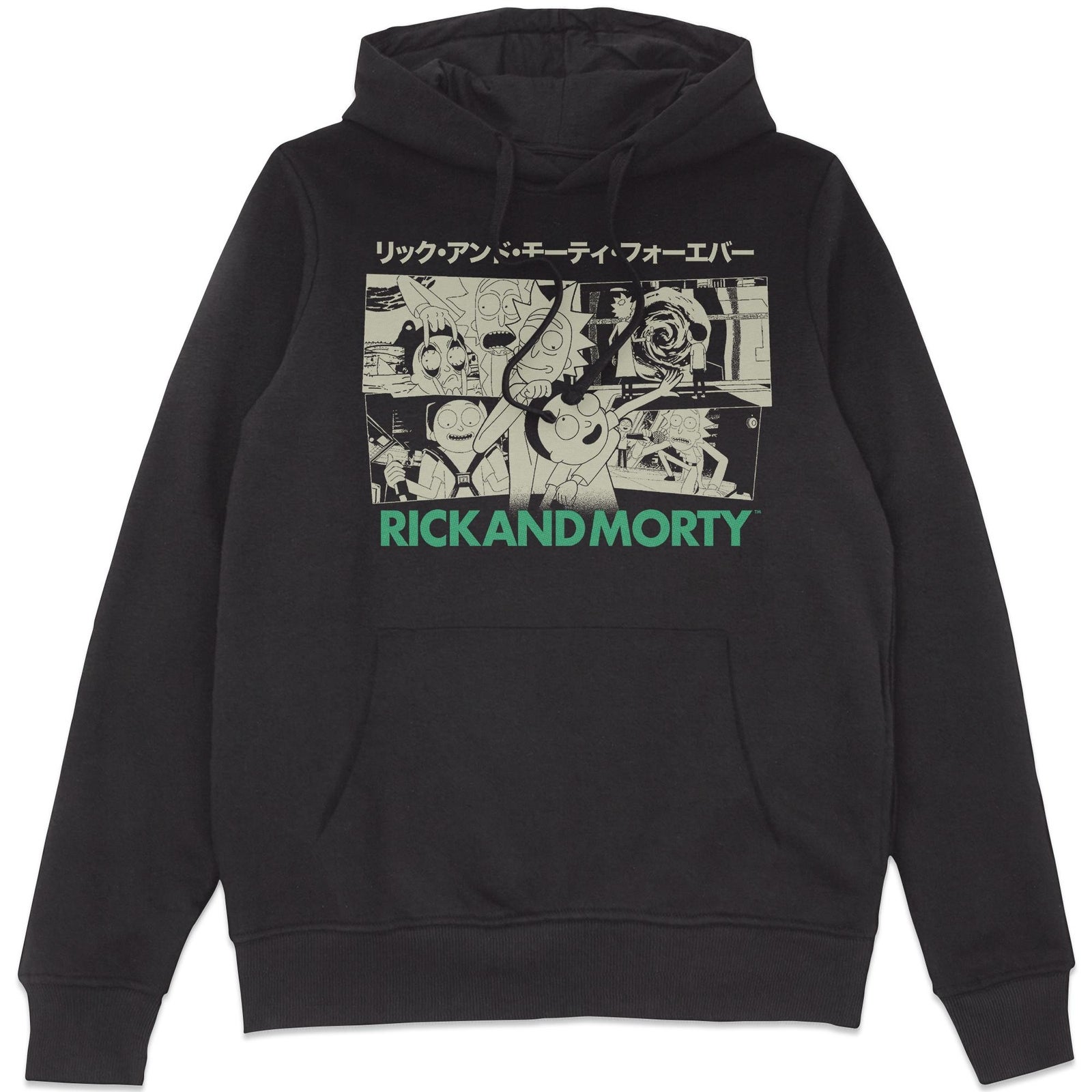 Rick and Morty Intergalactic Buds! Sweat à Capuche - Noir