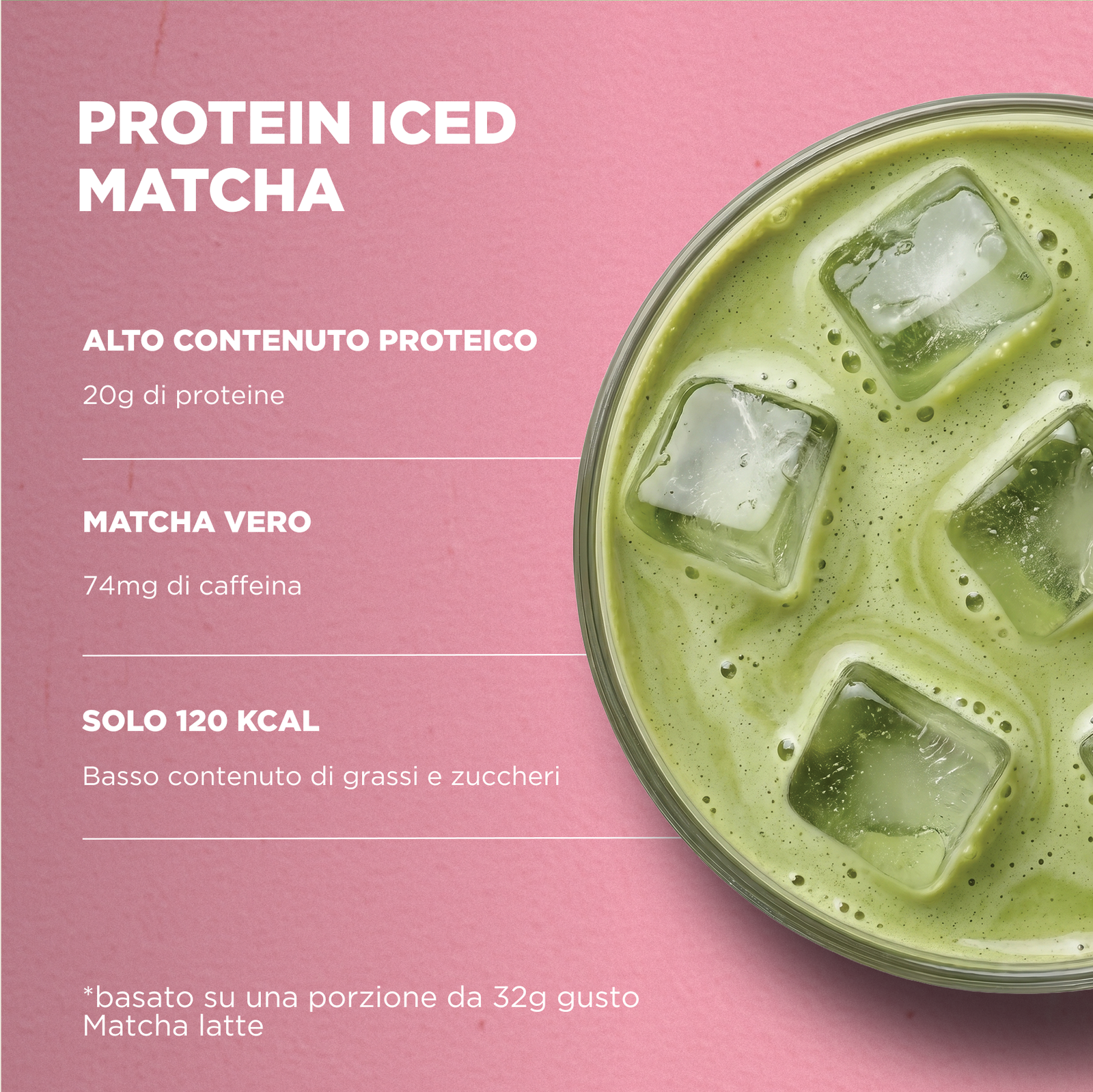 Protein Iced Coffee - 640G - 20Porzioni - Iced Matcha-image