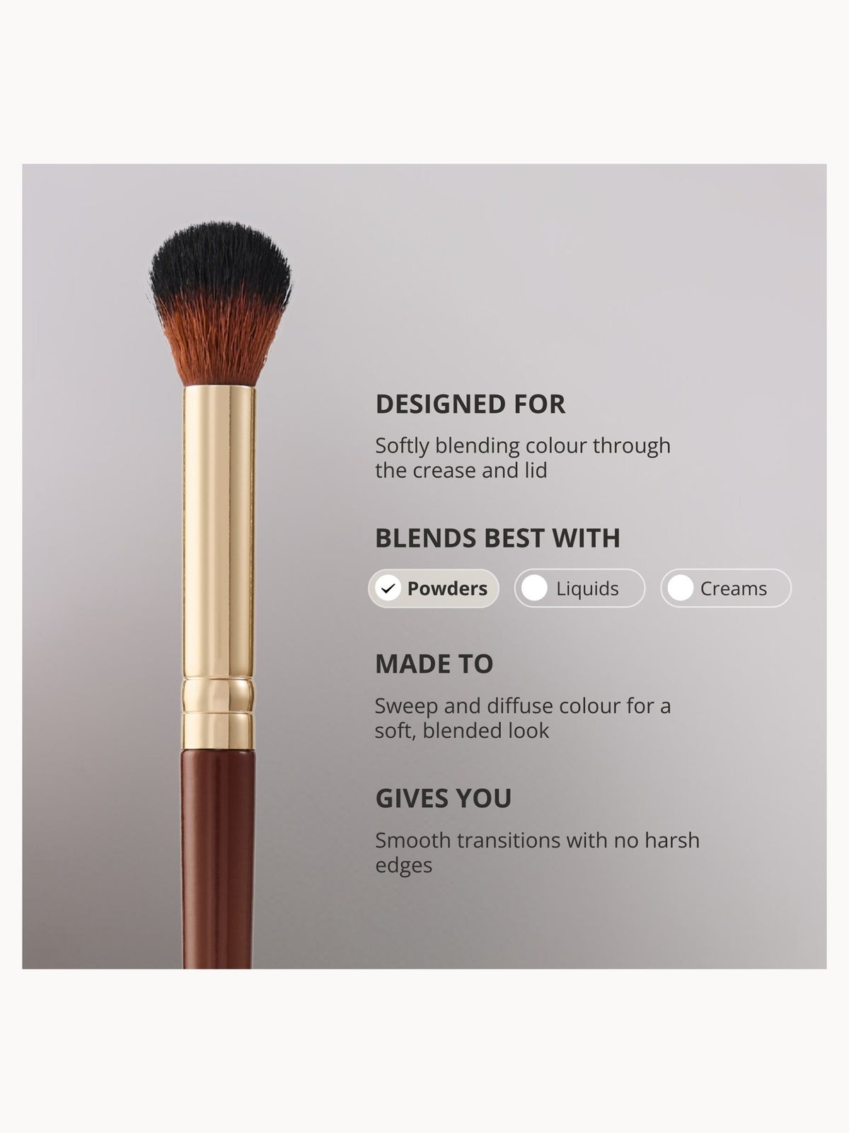 Spectrum Collections Pantherine A70 Large Domed Shader Makeup Brush 4
