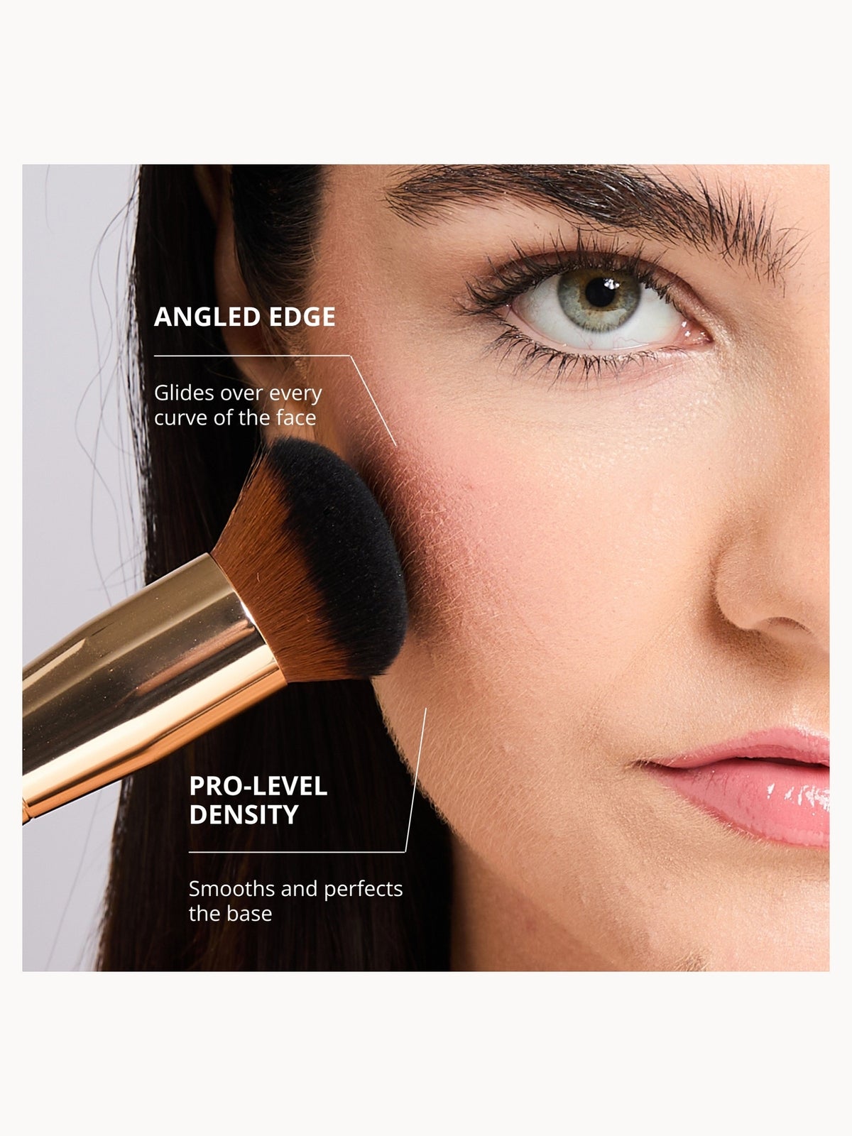 Spectrum Collections Pantherine B27 Angled Buffing Foundation Makeup Brush 3