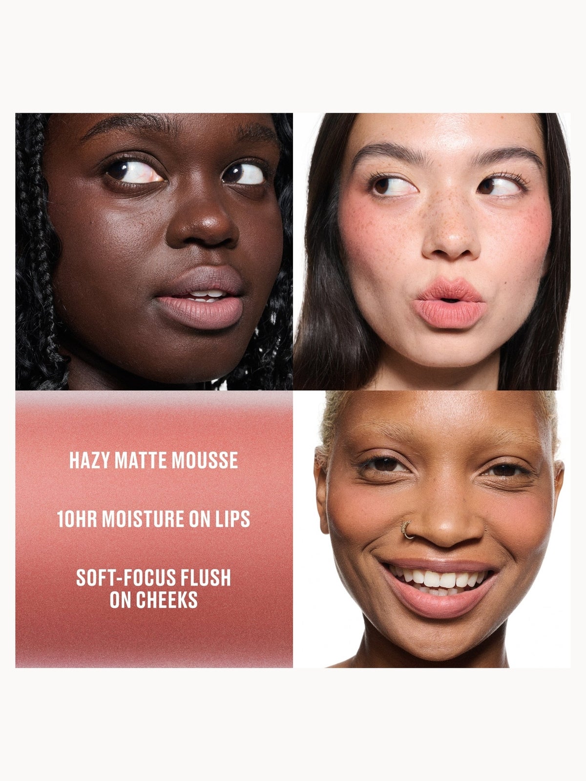 MAC Powder Kiss Lip + Cheek Mousse 5ml (Various Shades) - Mull It Over 3