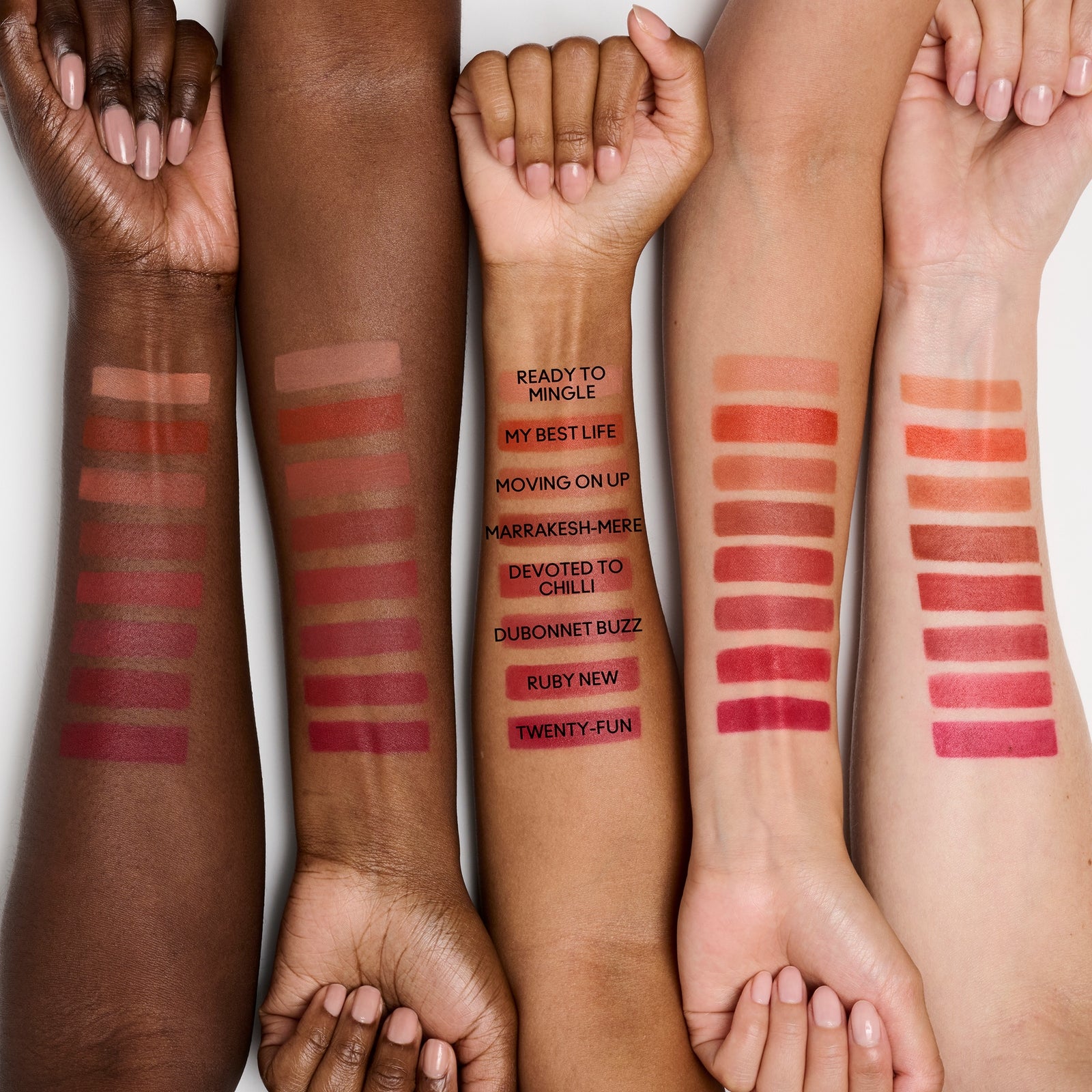 MAC Powder Kiss Hazy Matte Lipstick 3.5g (Various Shades) - Devoted To Chili 2
